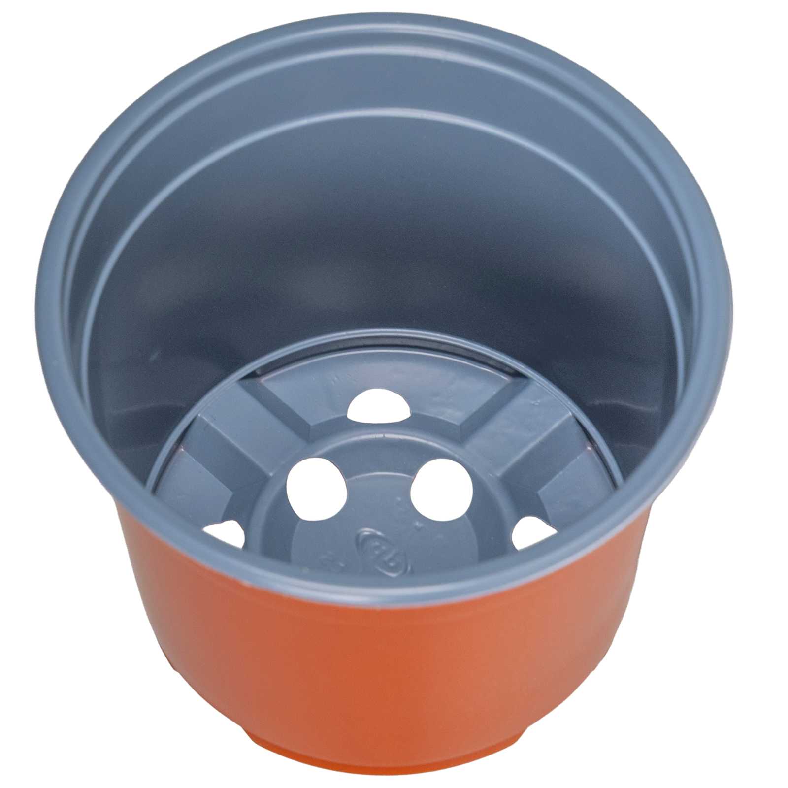 Vaso Rotondo per Fiori 200 pz Terracotta Ø 10 x 8 cm Plastica