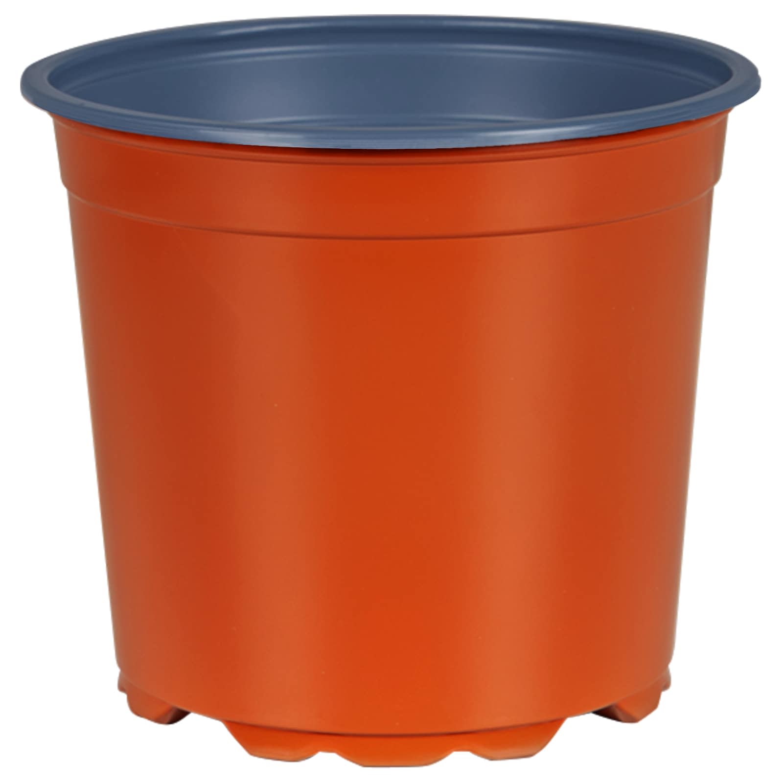 Vaso Rotondo per Fiori 100 pz Terracotta Ø 15 x 13 cm Plastica