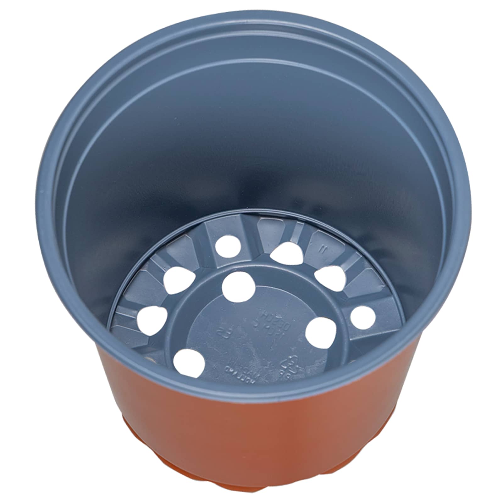 Vaso Rotondo per Fiori 200 pz Terracotta Ø 15 x 13 cm Plastica