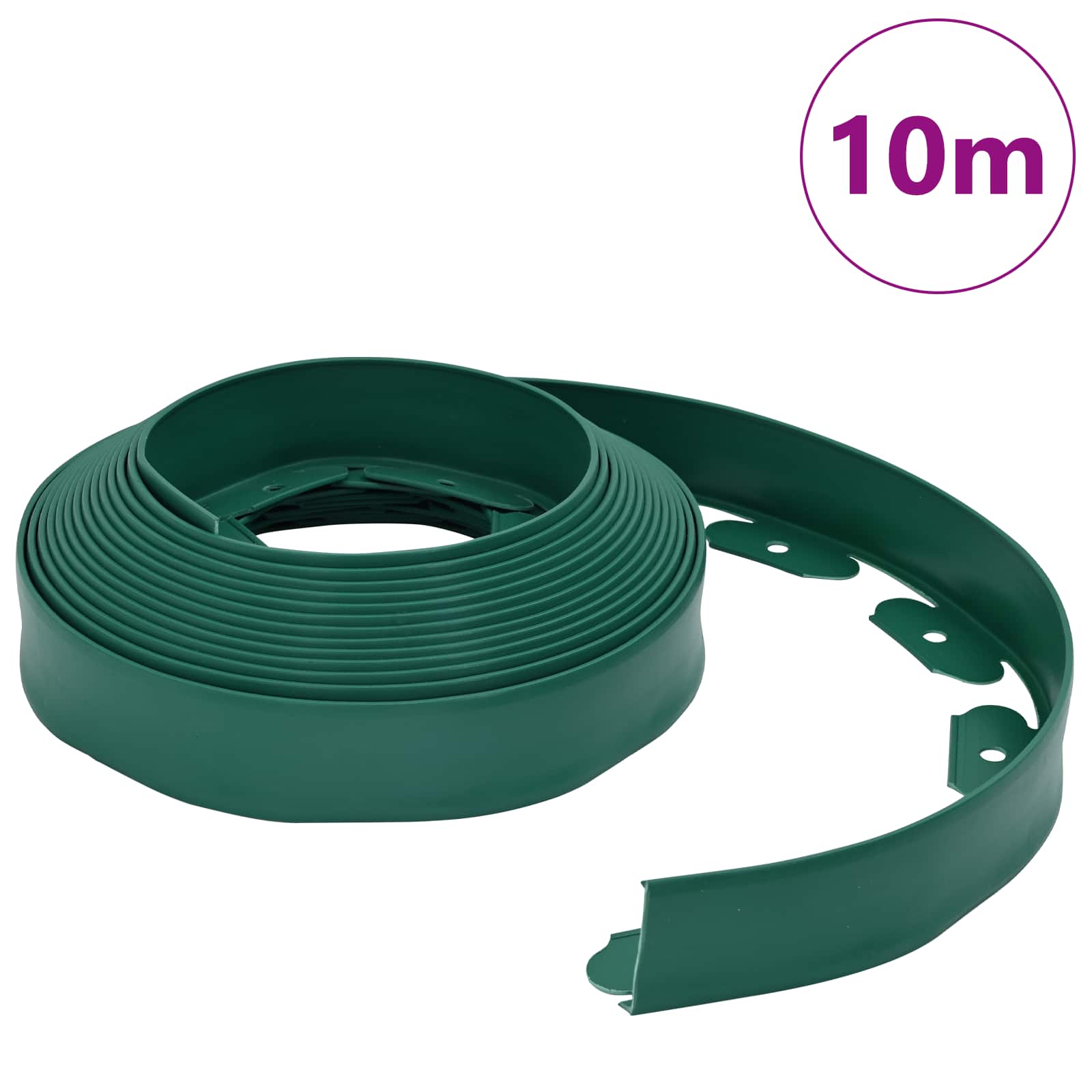 Bordure per prato Verde 1000 x 4 x 5 cm Plastica