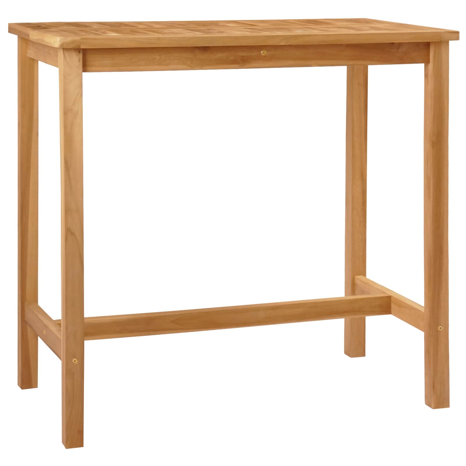 Tavolo da bar Naturale 110 x 60 x 105 cm Teak massello