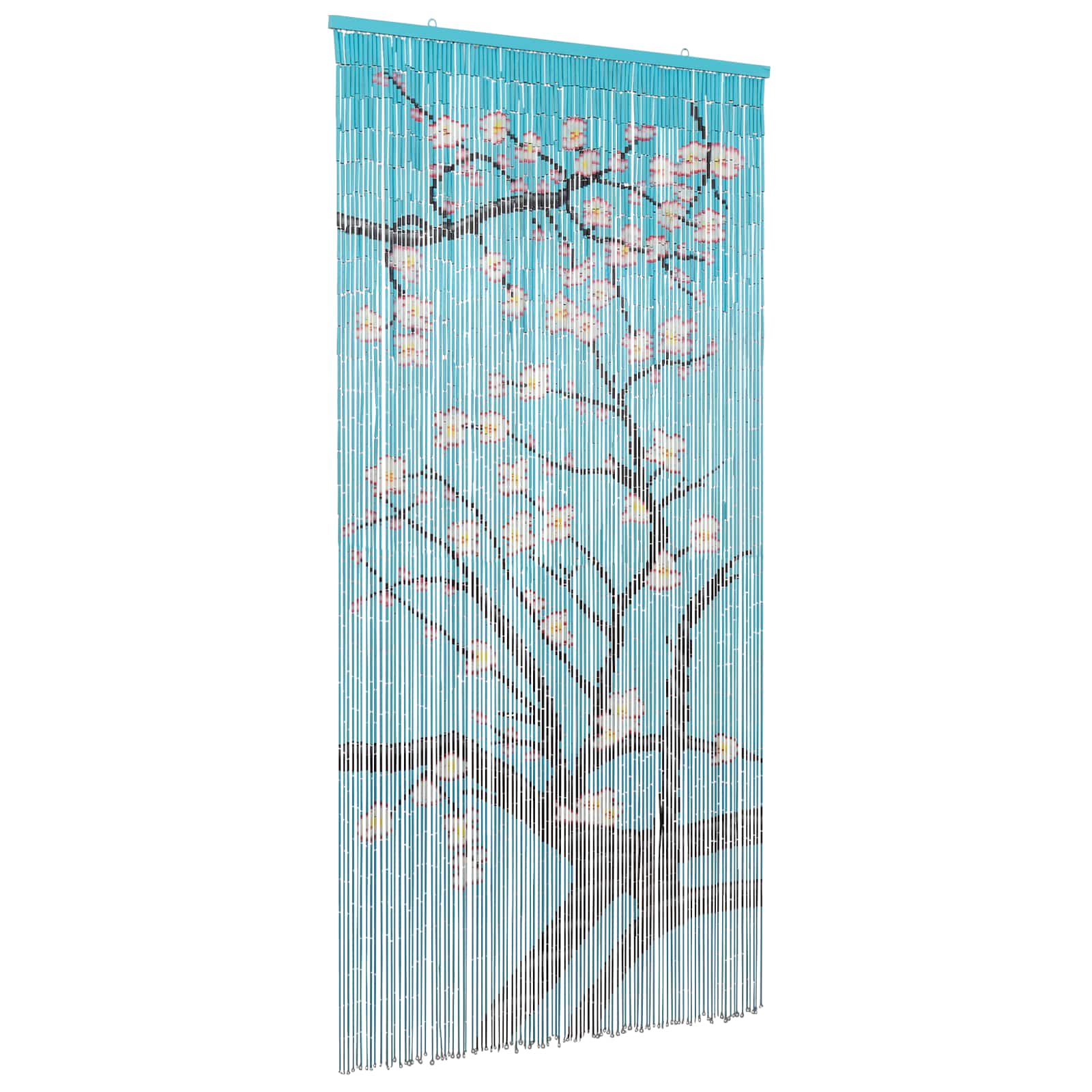 Tenda per Porta Antinsetti multicolore 100 x 200 cm Bambù