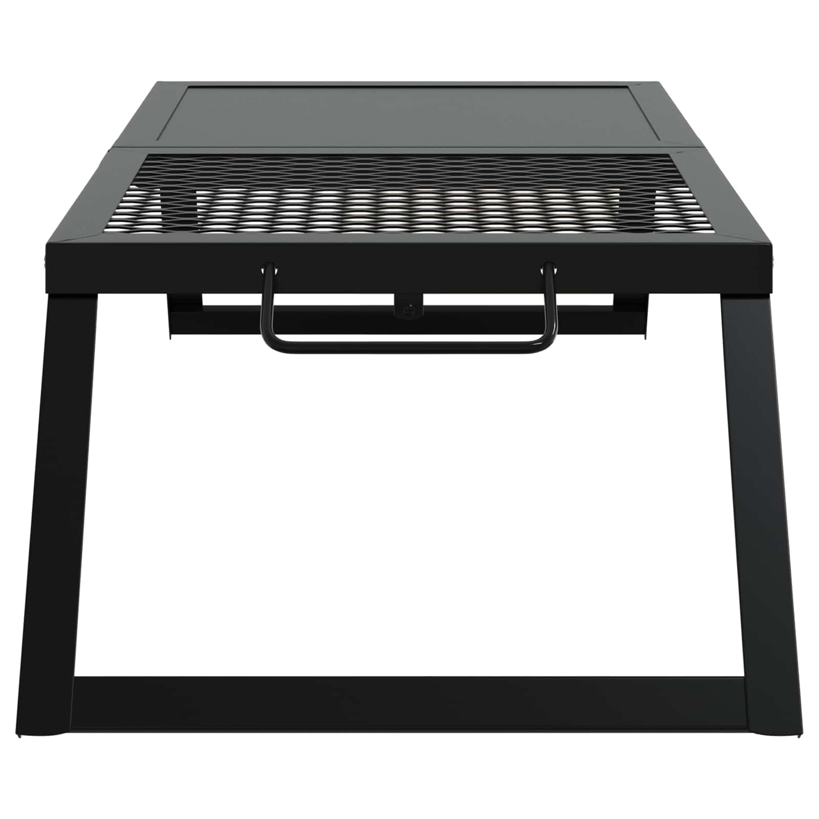 Griglia da Campeggio Pieghevole 31,5 x 26,5 x 4 cm Nero