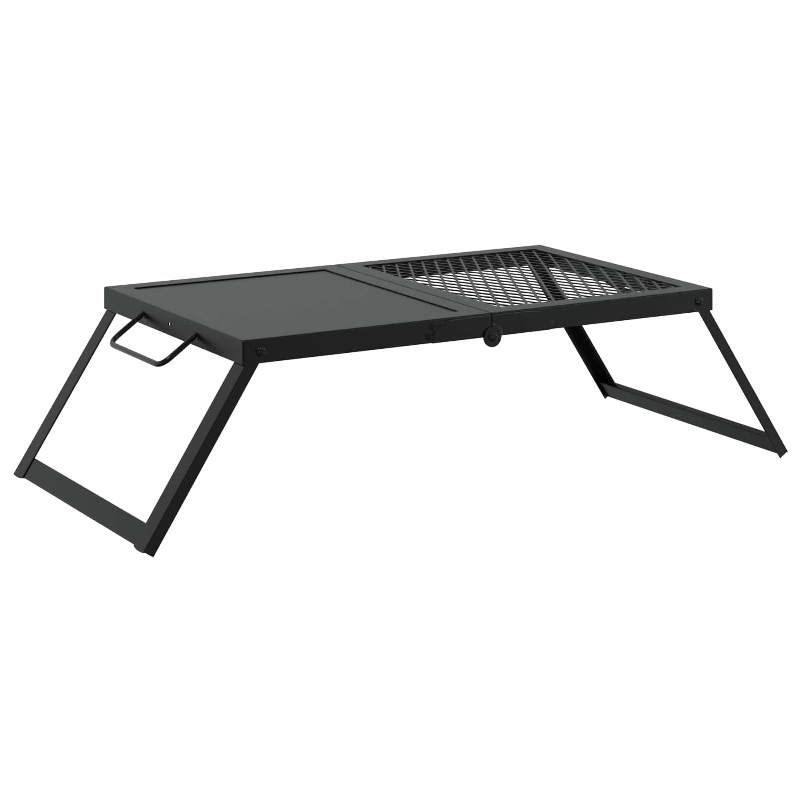 Griglia da Campeggio Pieghevole 31,5 x 26,5 x 4 cm Nero