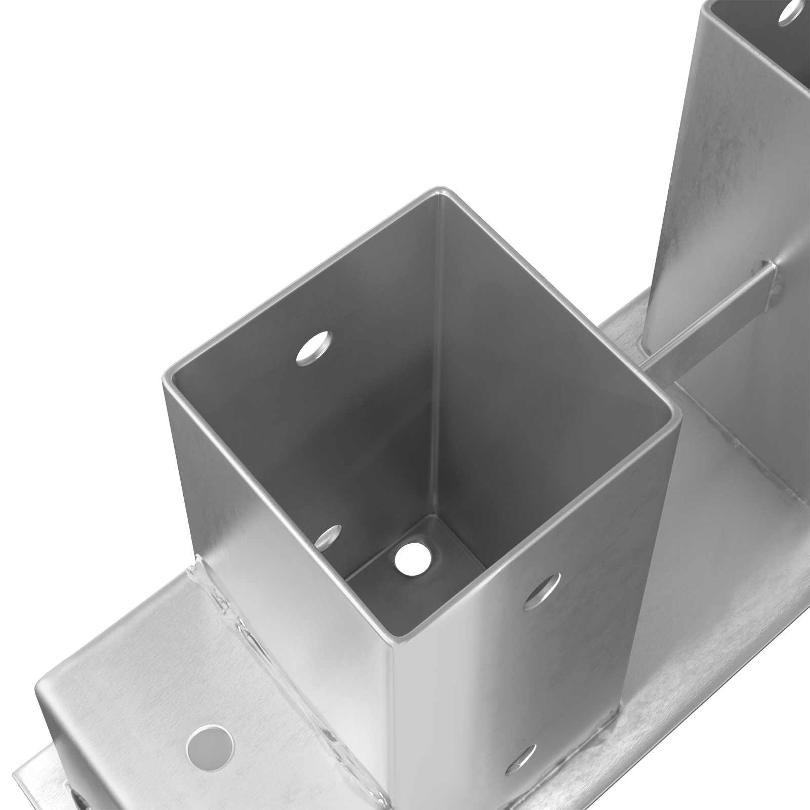Aiuto per Impilare Legna 12 pz Argento 34 x 10 x 15 cm Acciaio