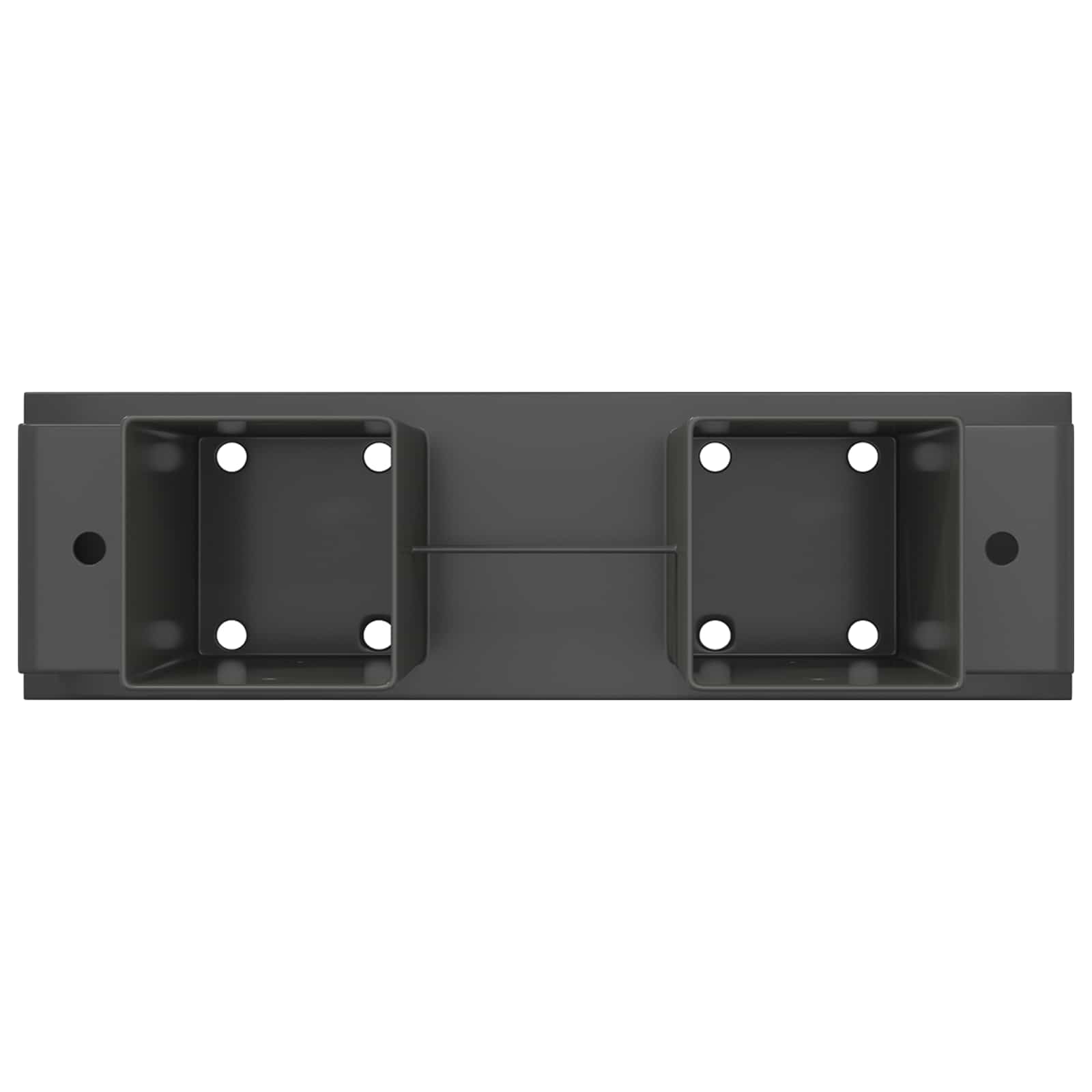 Aiuto per Impilare Legna 12 pz Antracite 34 x 10 x 15 cm