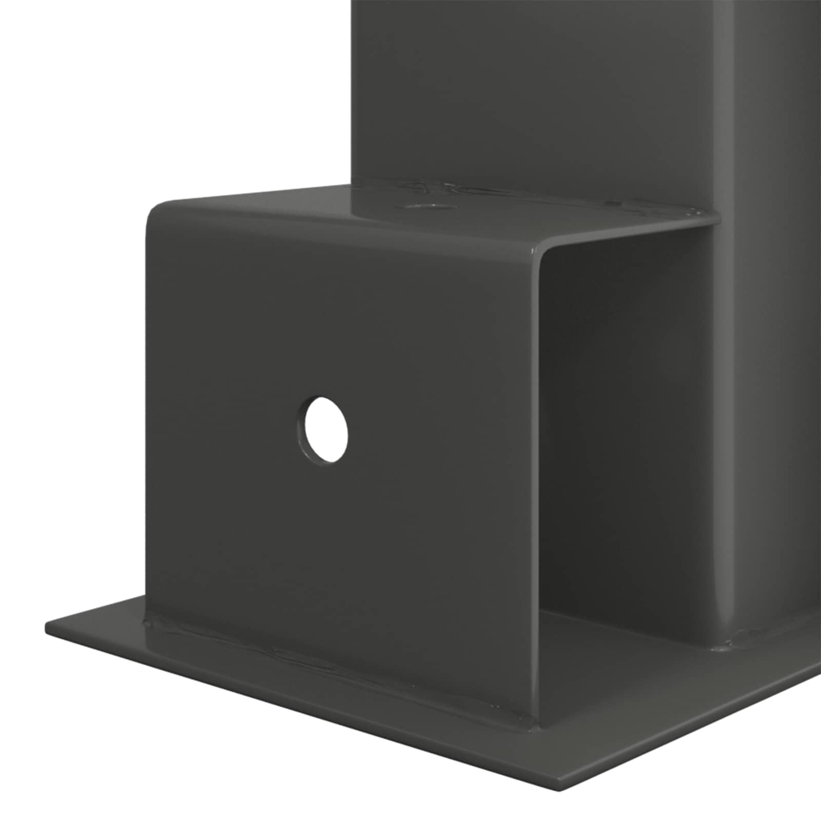 Aiuto per Impilare Legna 12 pz Antracite 34 x 10 x 15 cm