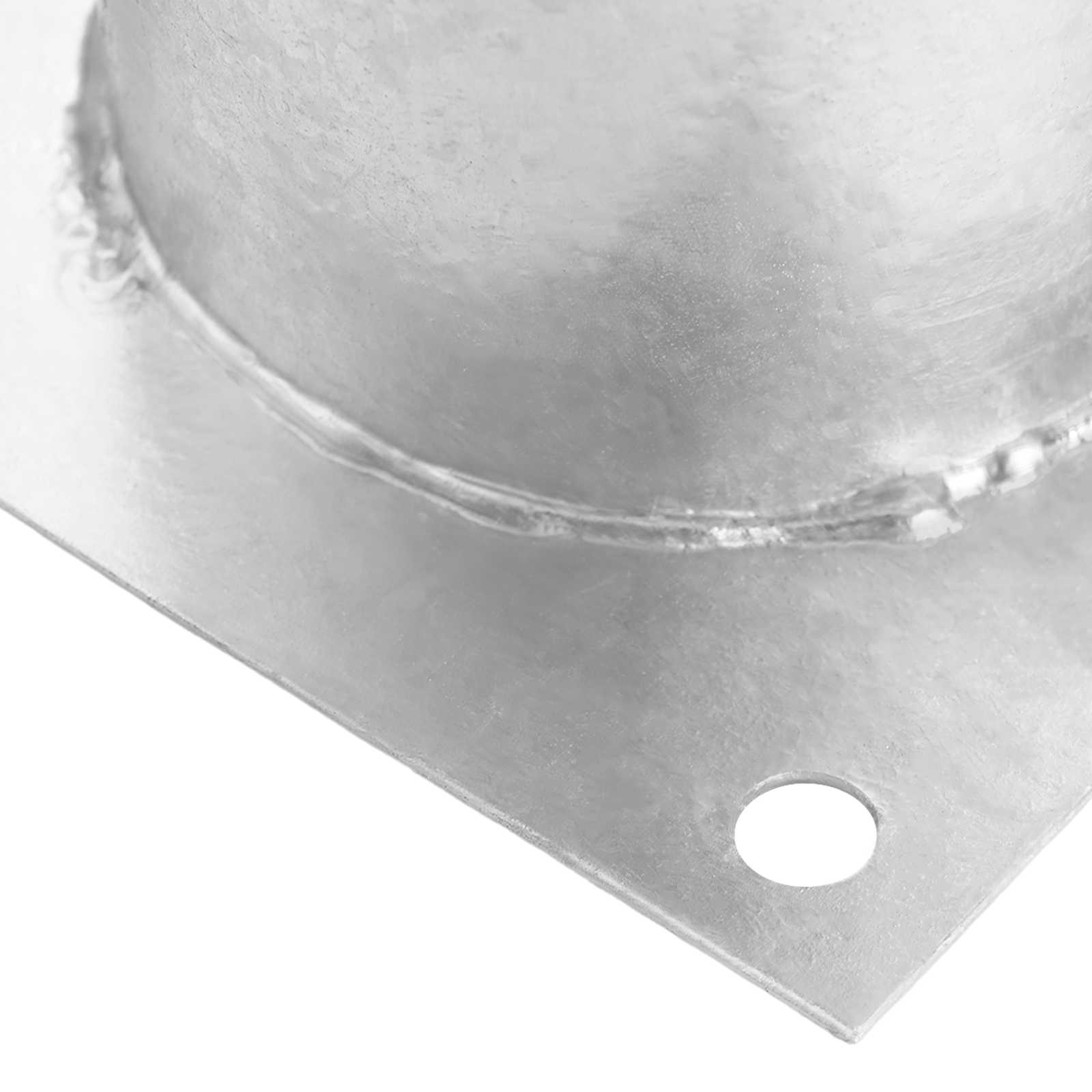 Ancora rotonda per terreno 12 pz Argento 15 x 15 x 15 cm