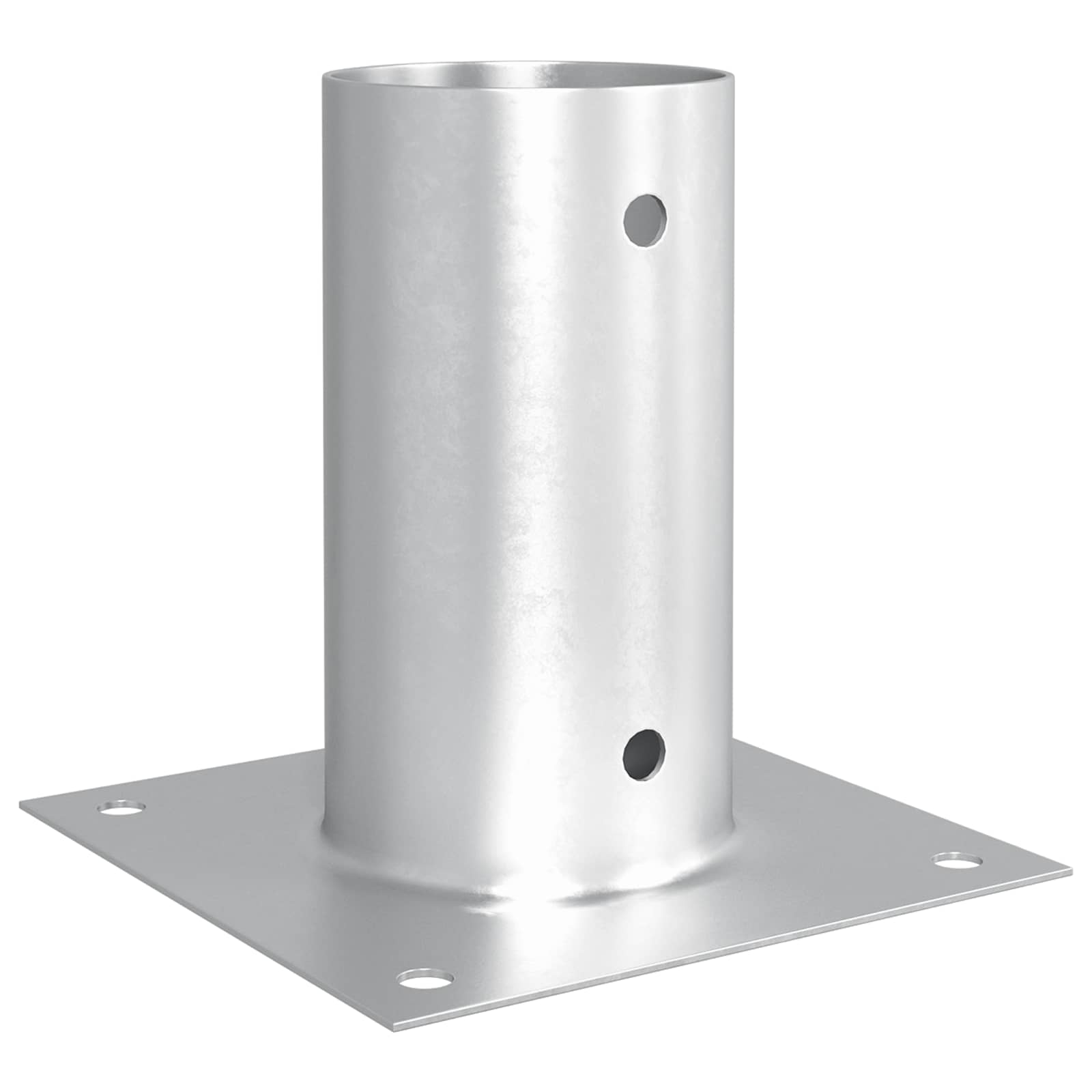 Ancora rotonda per terreno 12 pz Argento 15 x 15 x 15 cm