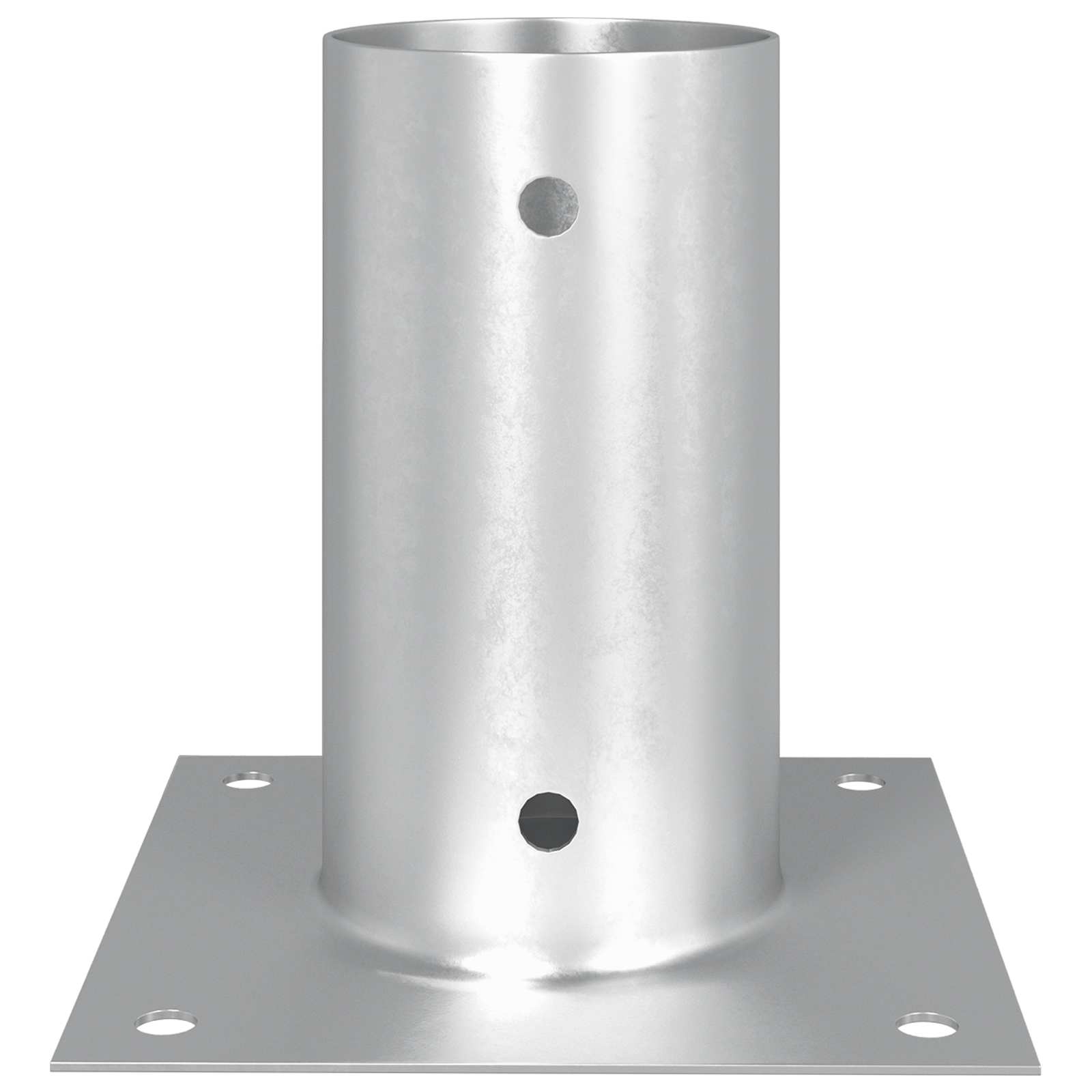 Ancora rotonda per terreno 12 pz Argento 15 x 15 x 15 cm