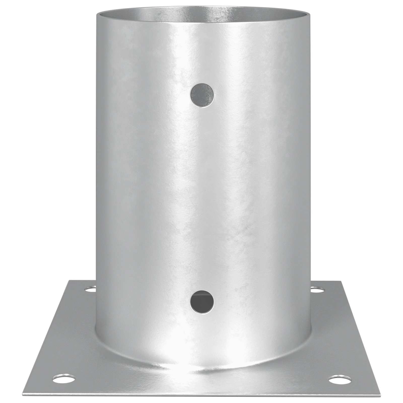 Ancora rotonda per terreno 4 pz Argento 15 x 15 x 15 cm Metallo