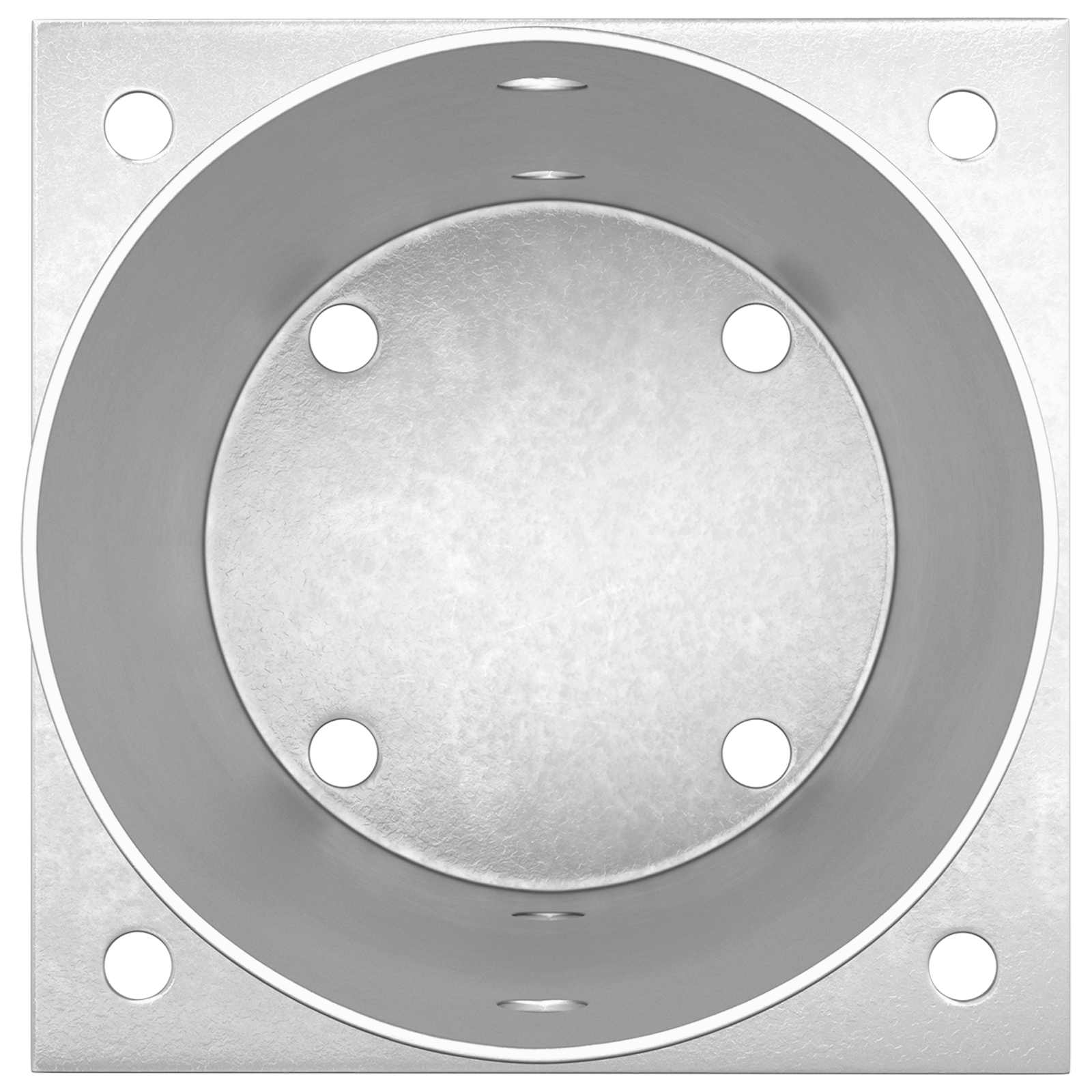 Ancora rotonda per terreno 12 pz Argento 15 x 15 x 15 cm