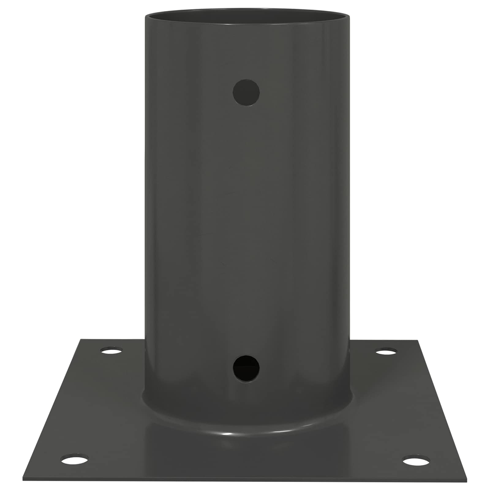Ancora rotonda per terreno 12 pz Antracite 15 x 15 x 15 cm