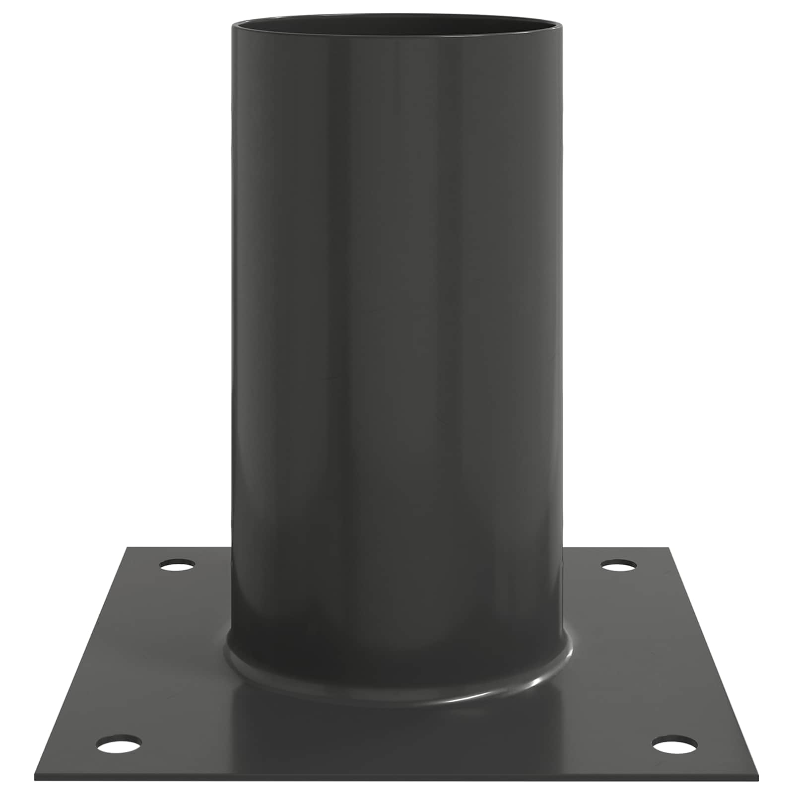 Ancora rotonda per terreno 12 pz Antracite 15 x 15 x 15 cm