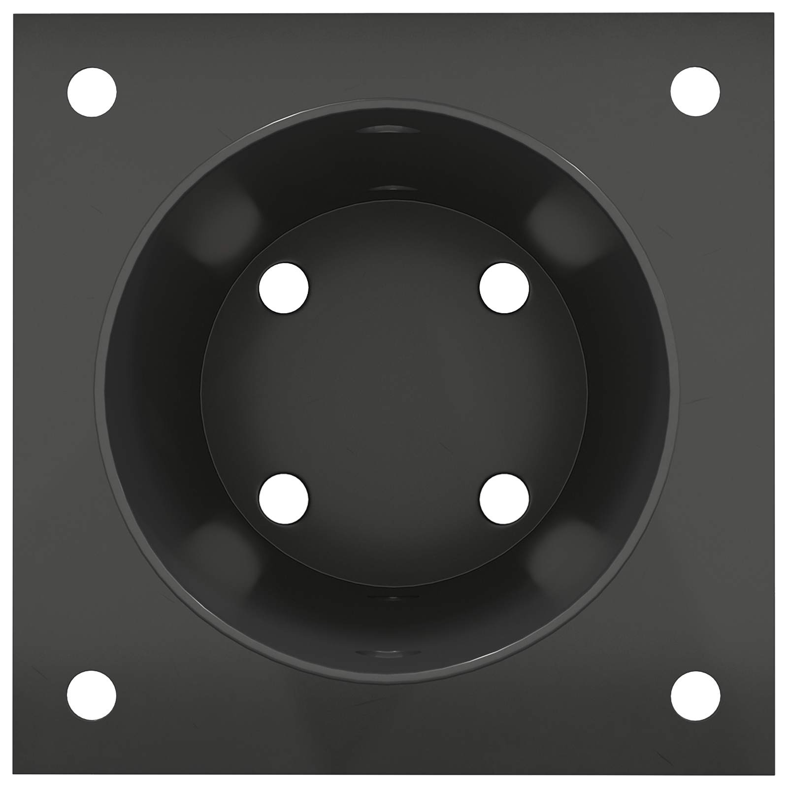 Ancora rotonda per terreno 12 pz Antracite 15 x 15 x 15 cm