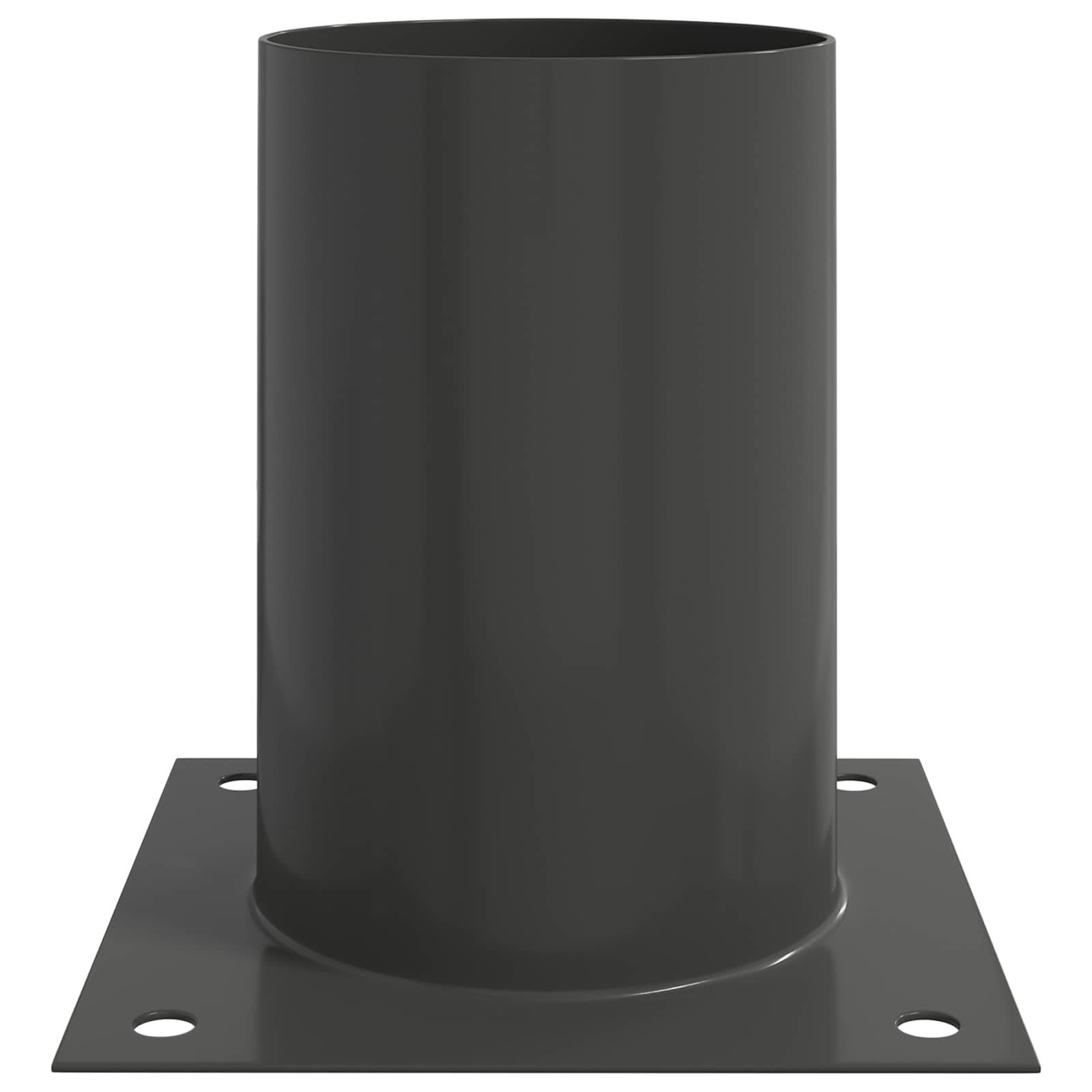Ancora rotonda per terreno 4 pz Antracite 15 x 15 x 15 cm