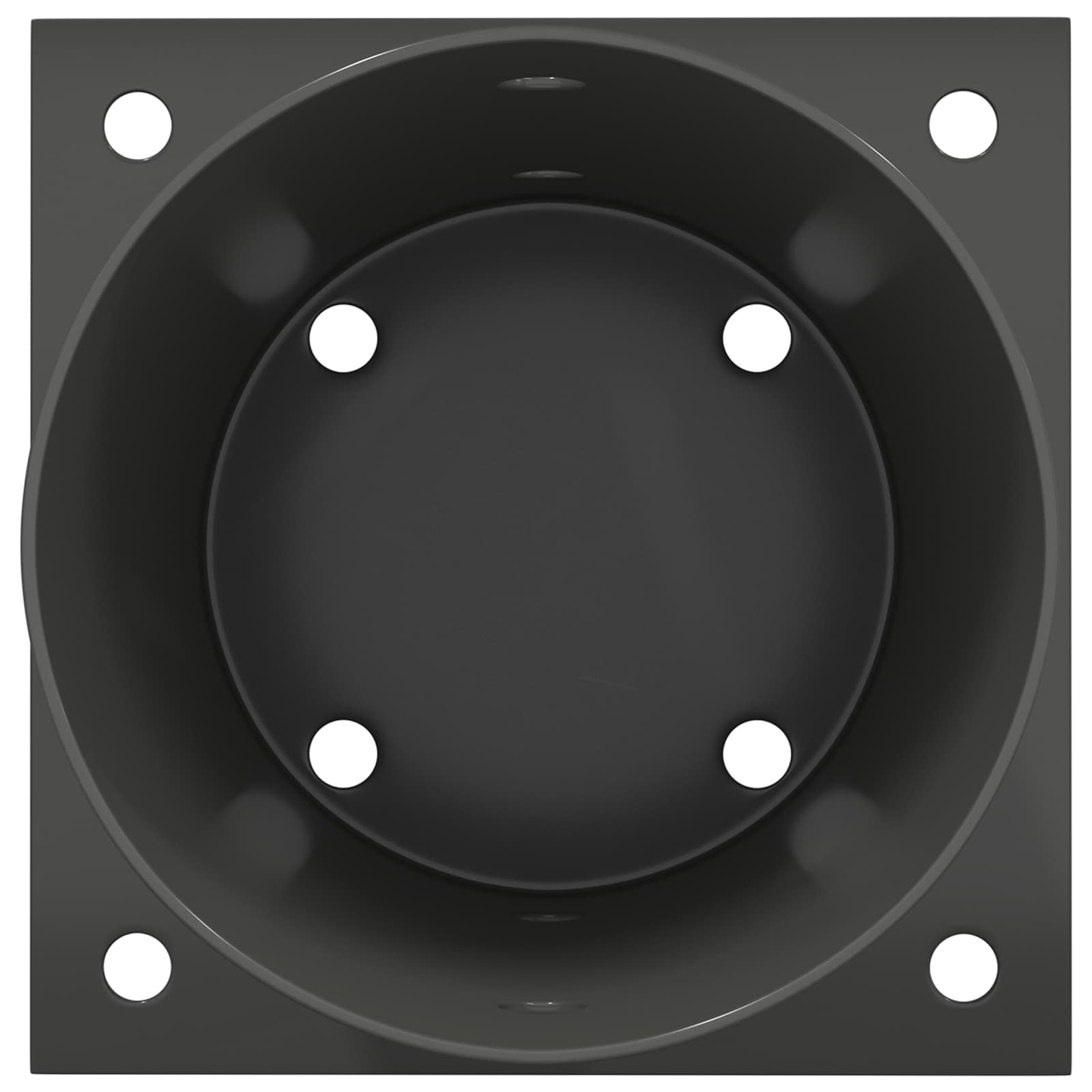 Ancora rotonda per terreno 12 pz Antracite 15 x 15 x 15 cm