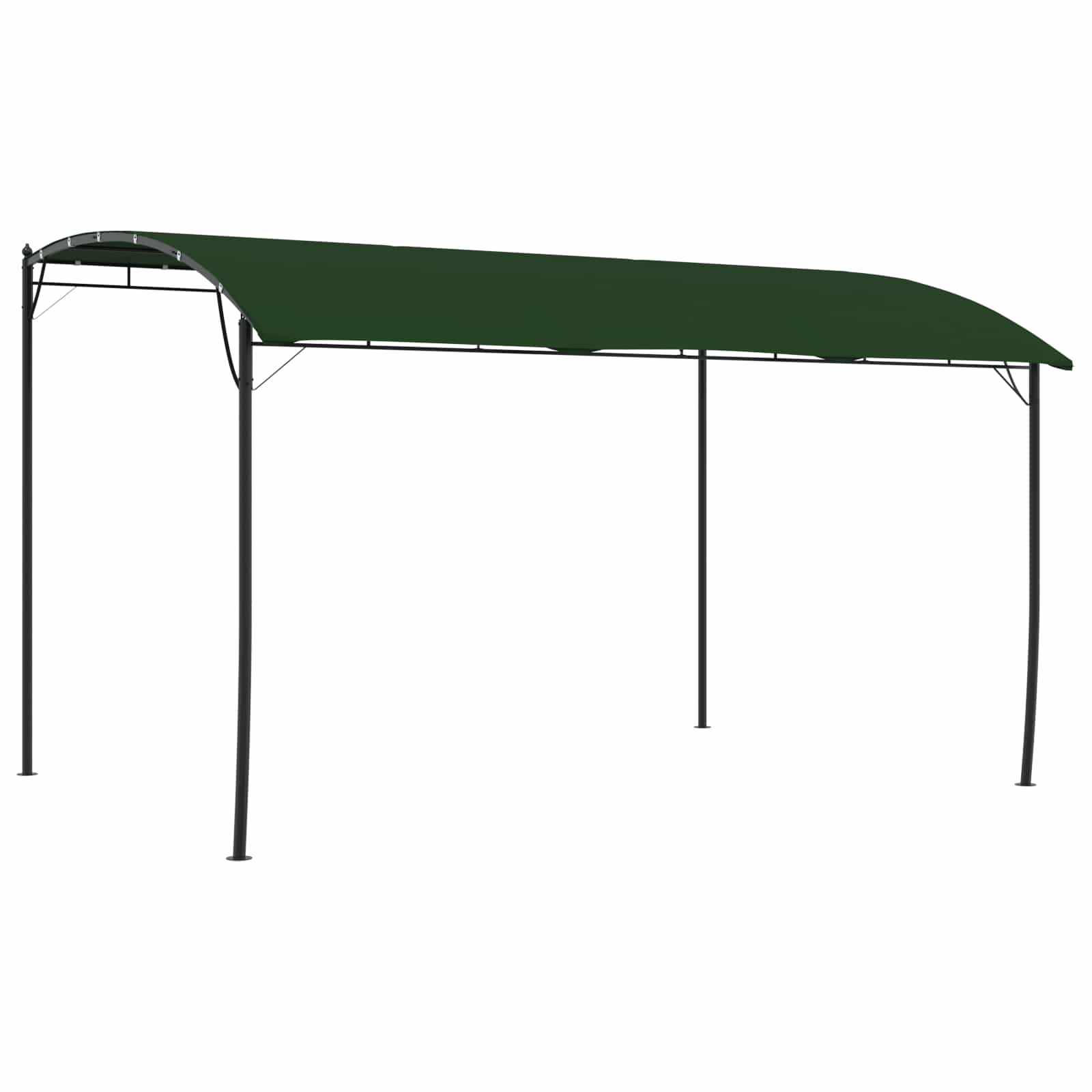 Gazebo 4 x 3 x 2,55 m Verde