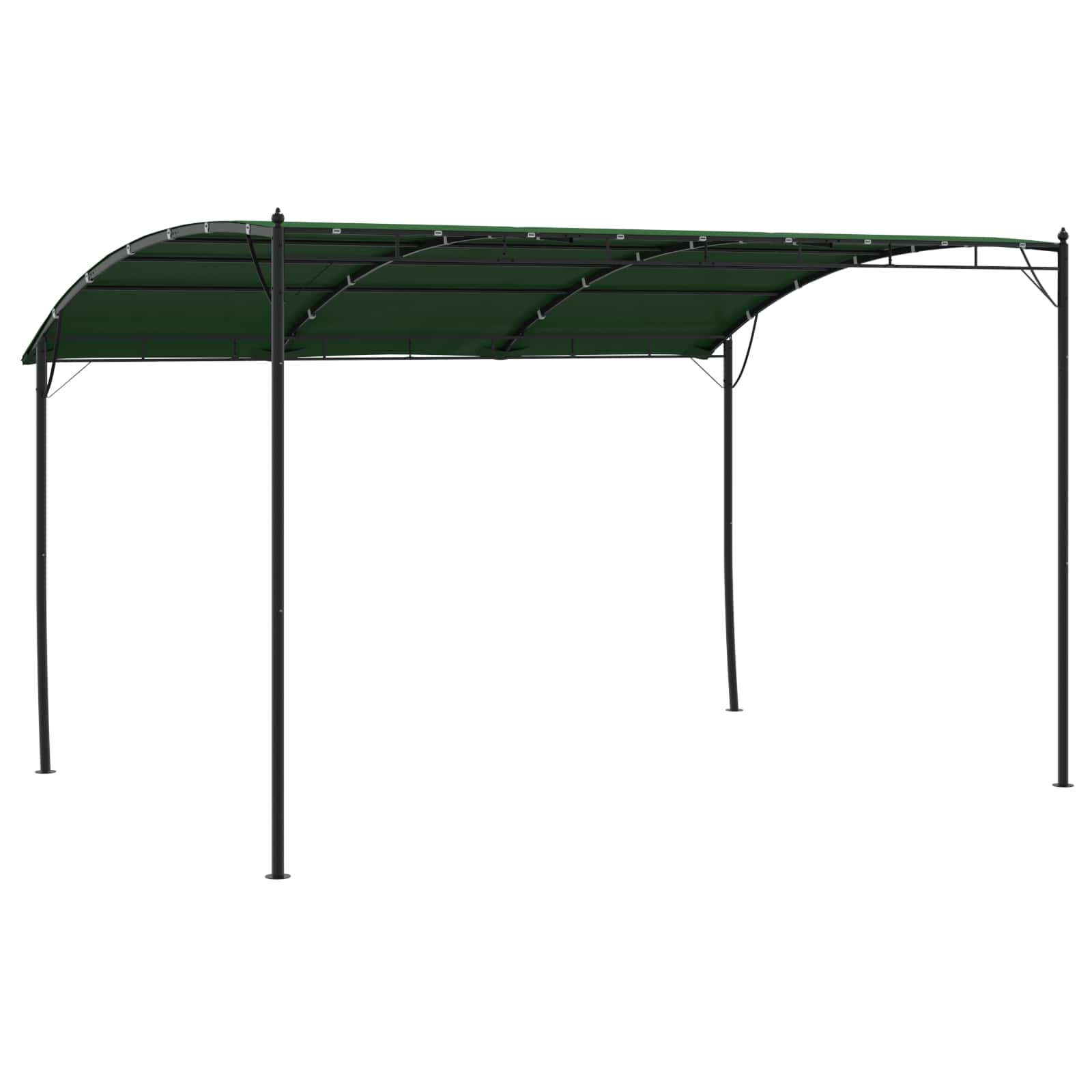 Gazebo 4 x 3 x 2,55 m Verde