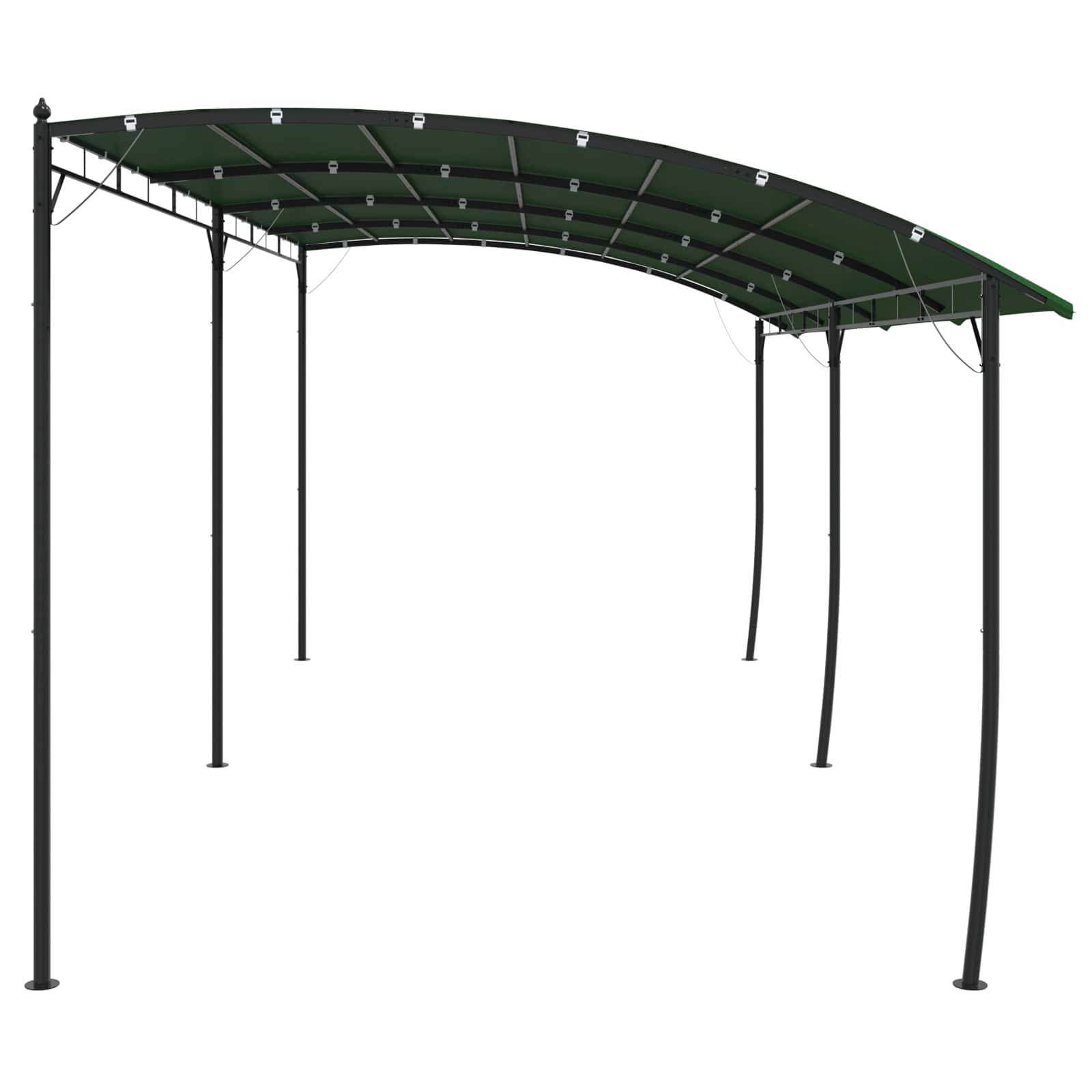 Gazebo 6 x 3 x 2,55 m Verde