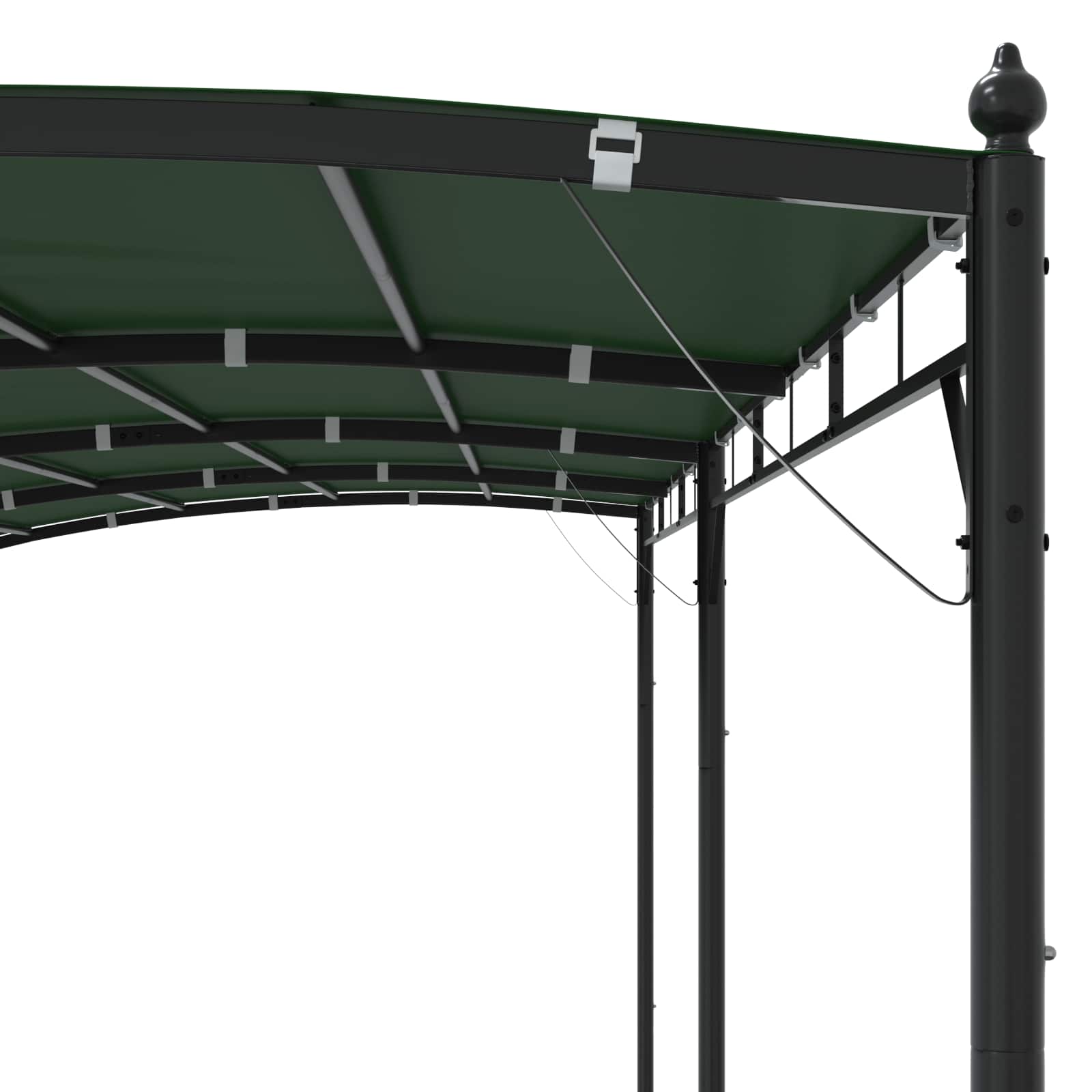 Gazebo 6 x 3 x 2,55 m Verde