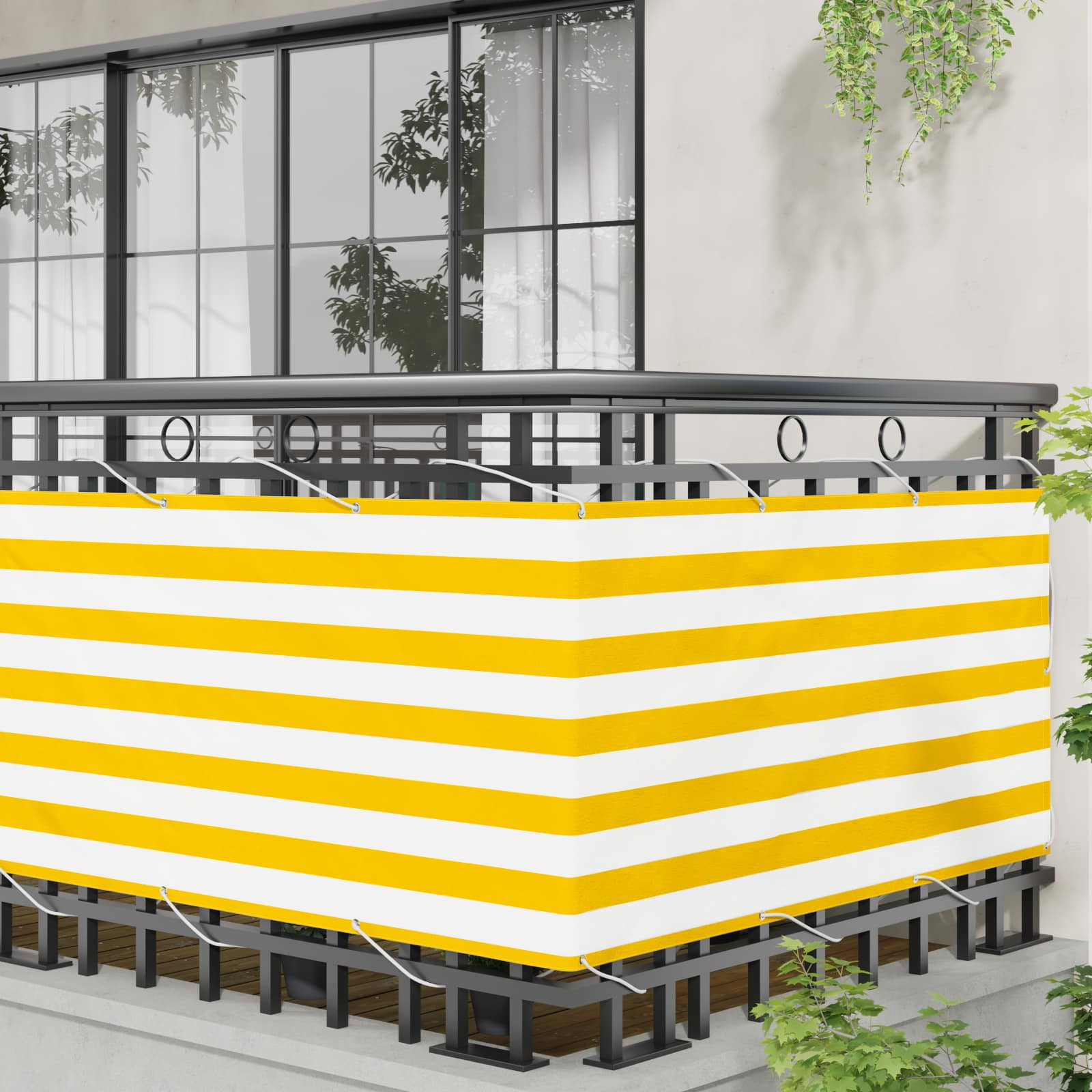 Schermo da balcone 75 x 200 cm Tessuto Oxford Rettangolare