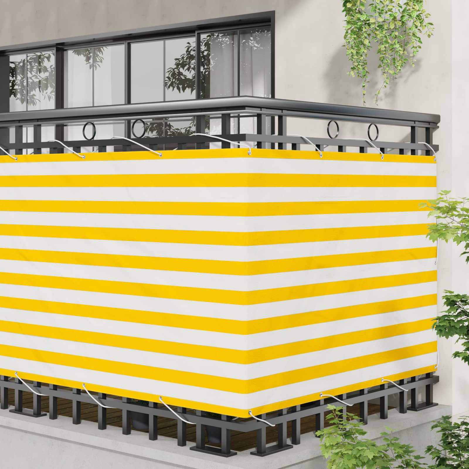 Schermo da balcone 110 x 1000 cm Tessuto Oxford Rettangolare