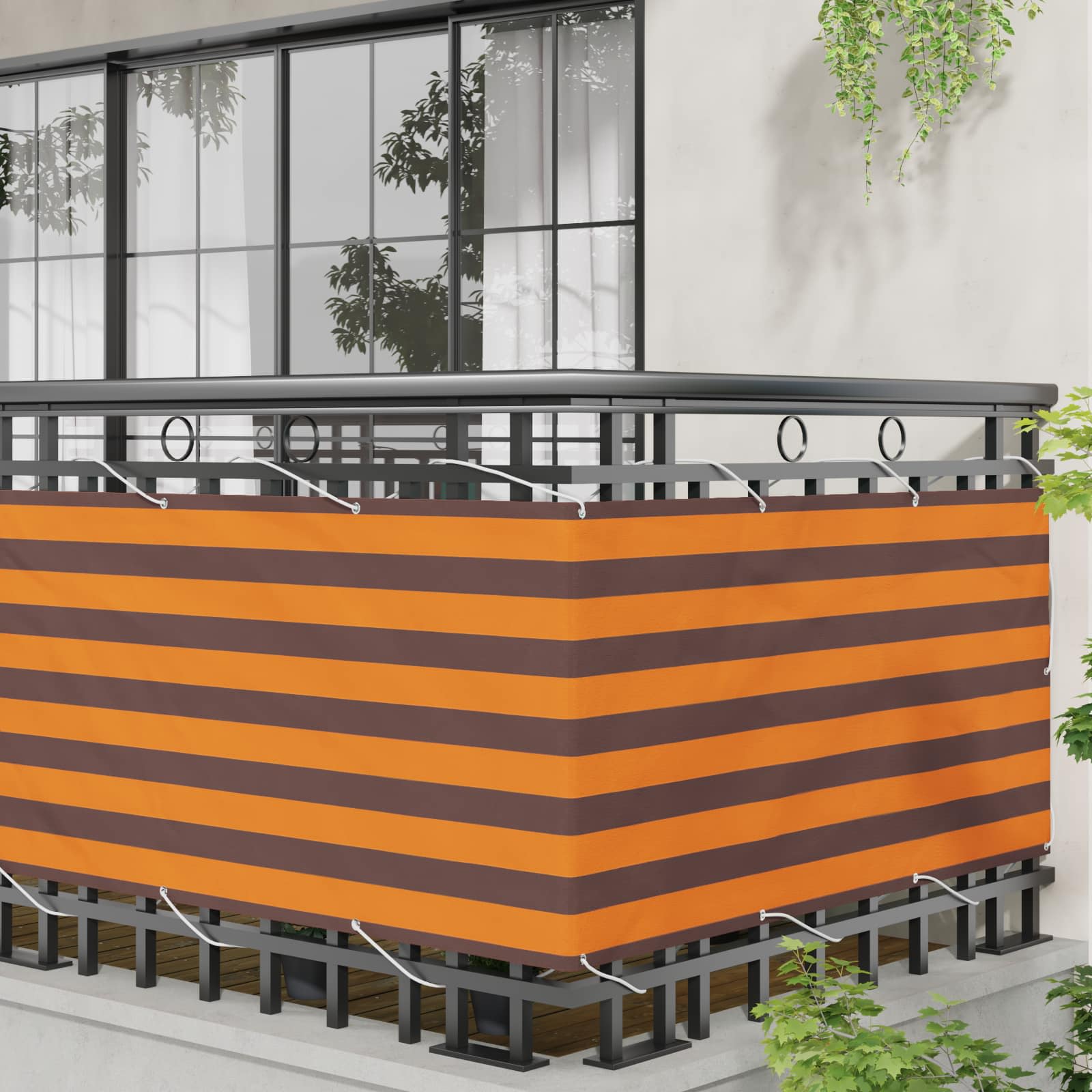 Schermo da balcone 75 x 200 cm Tessuto Oxford Rettangolare