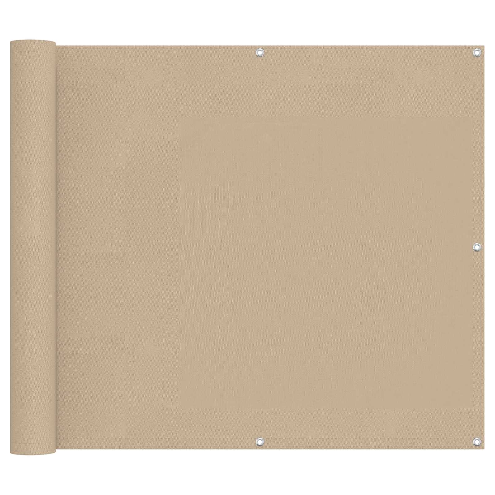 Schermo da balcone 90 x 200 cm Oxford alu rivestito in PU