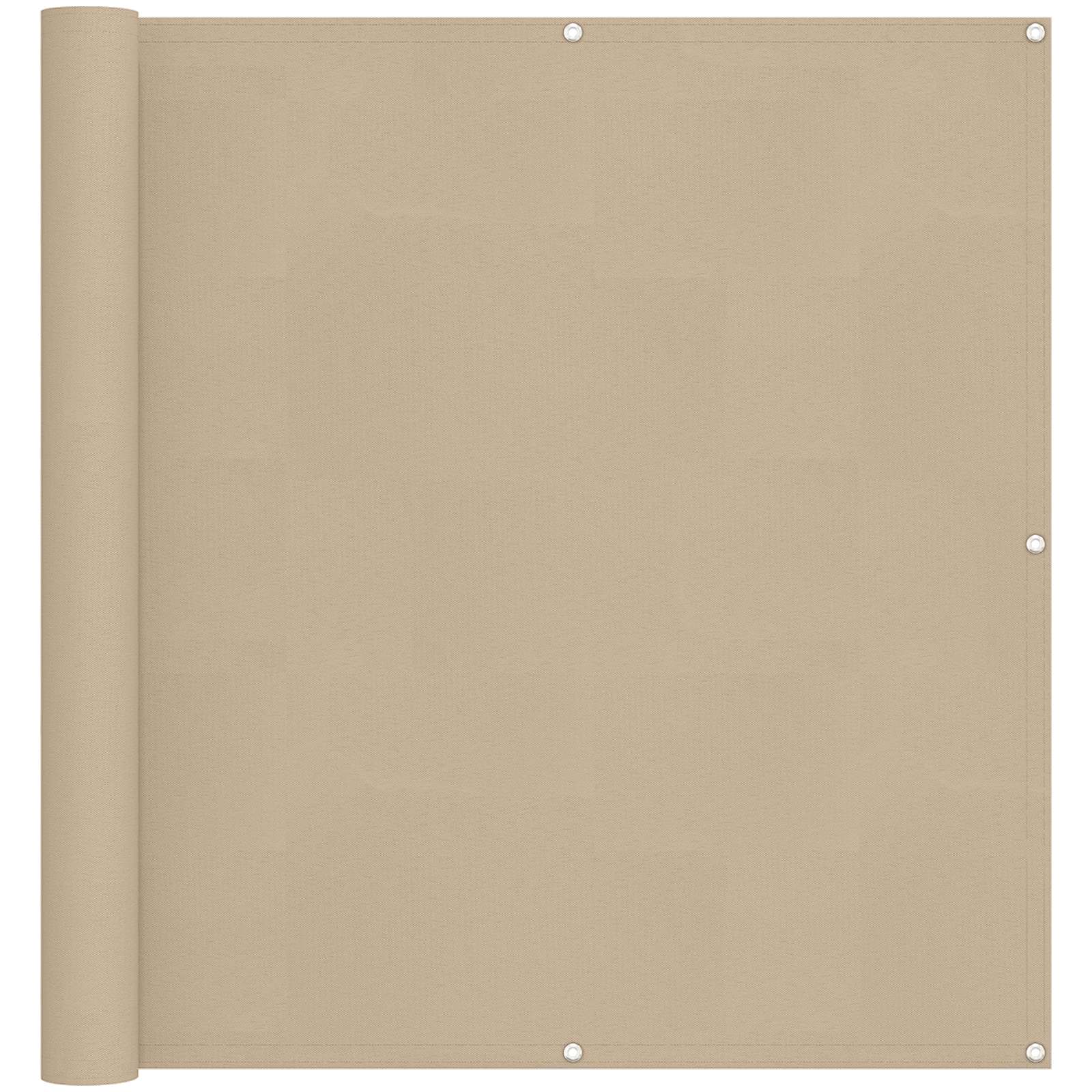 Schermo da balcone 110 x 400 cm Tessuto Oxford Rettangolare