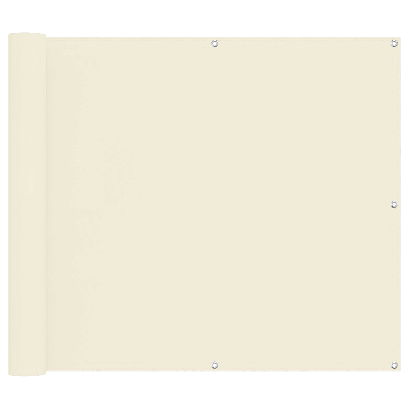 Schermo da balcone 90 x 200 cm Oxford alu rivestito in PU
