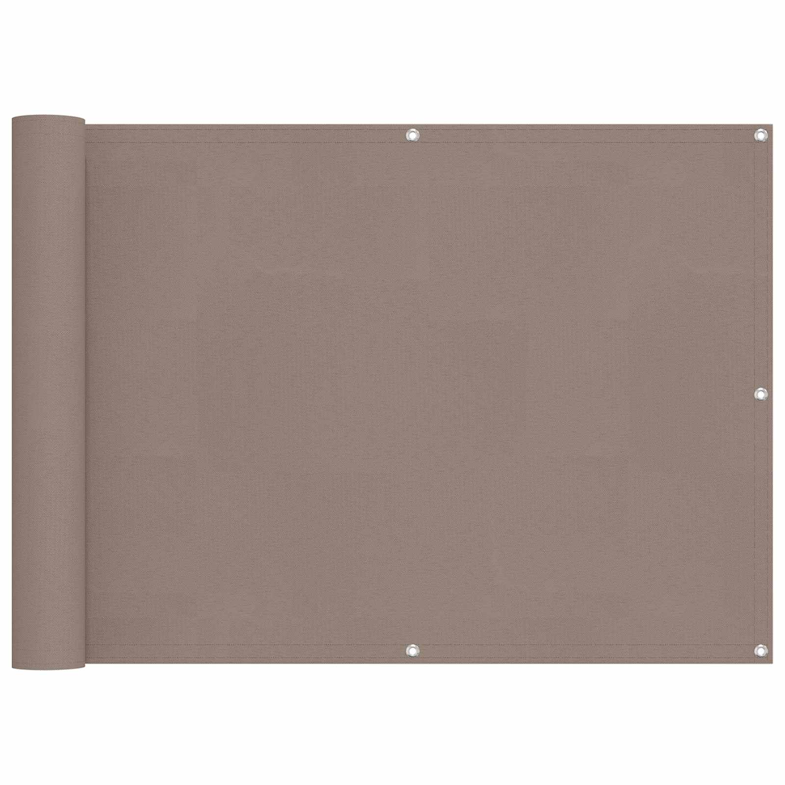 Schermo da balcone 75 x 200 cm Oxford alu rivestito in PU
