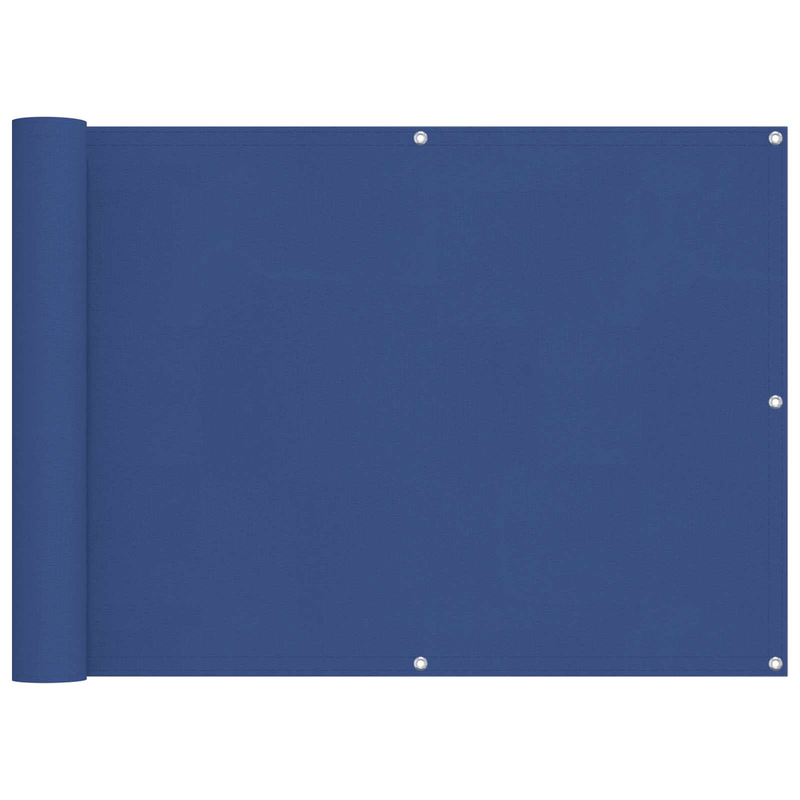 Schermo da balcone 75 x 200 cm Tessuto Oxford Rettangolare Blu
