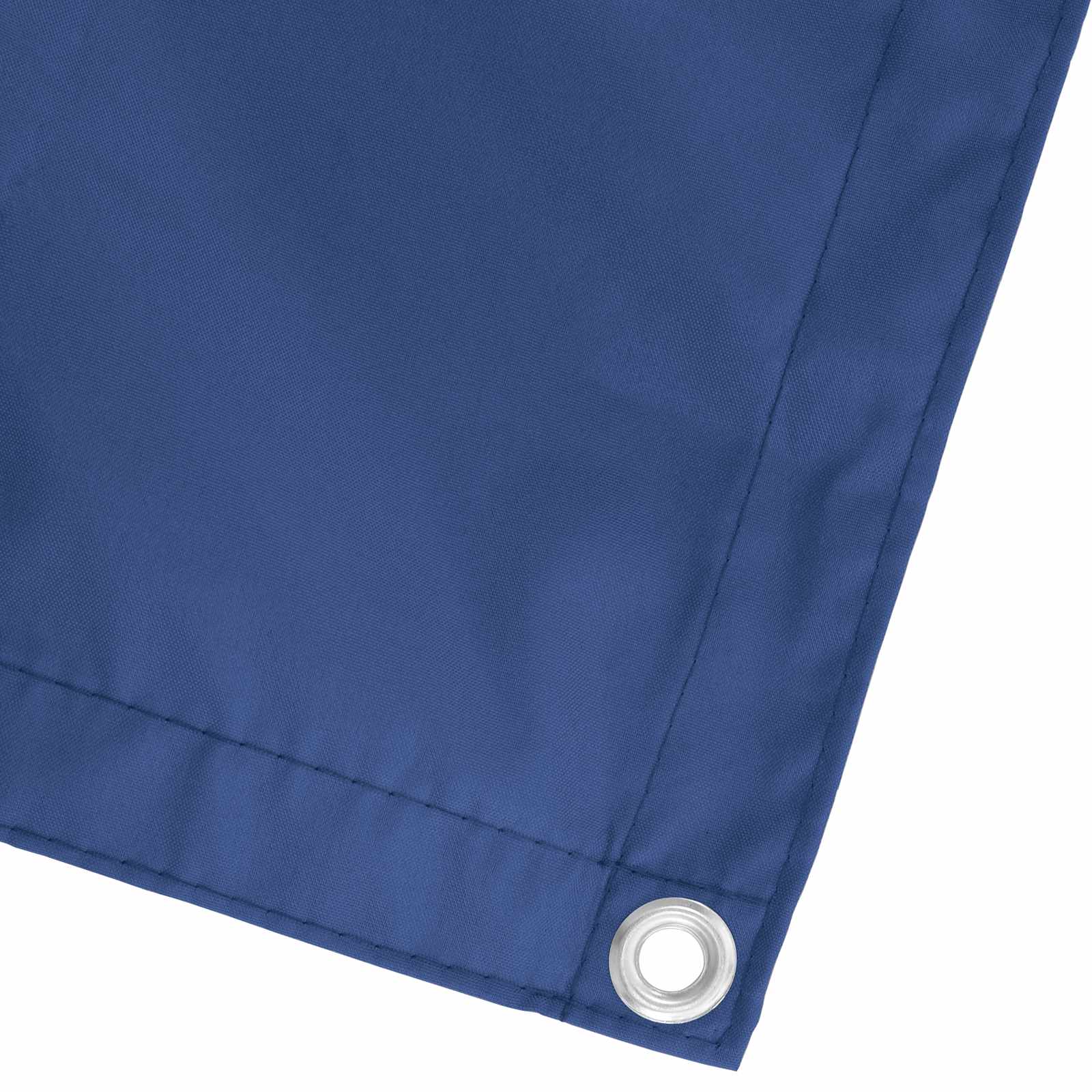 Schermo da balcone 110 x 400 cm Tessuto Oxford Rettangolare Blu