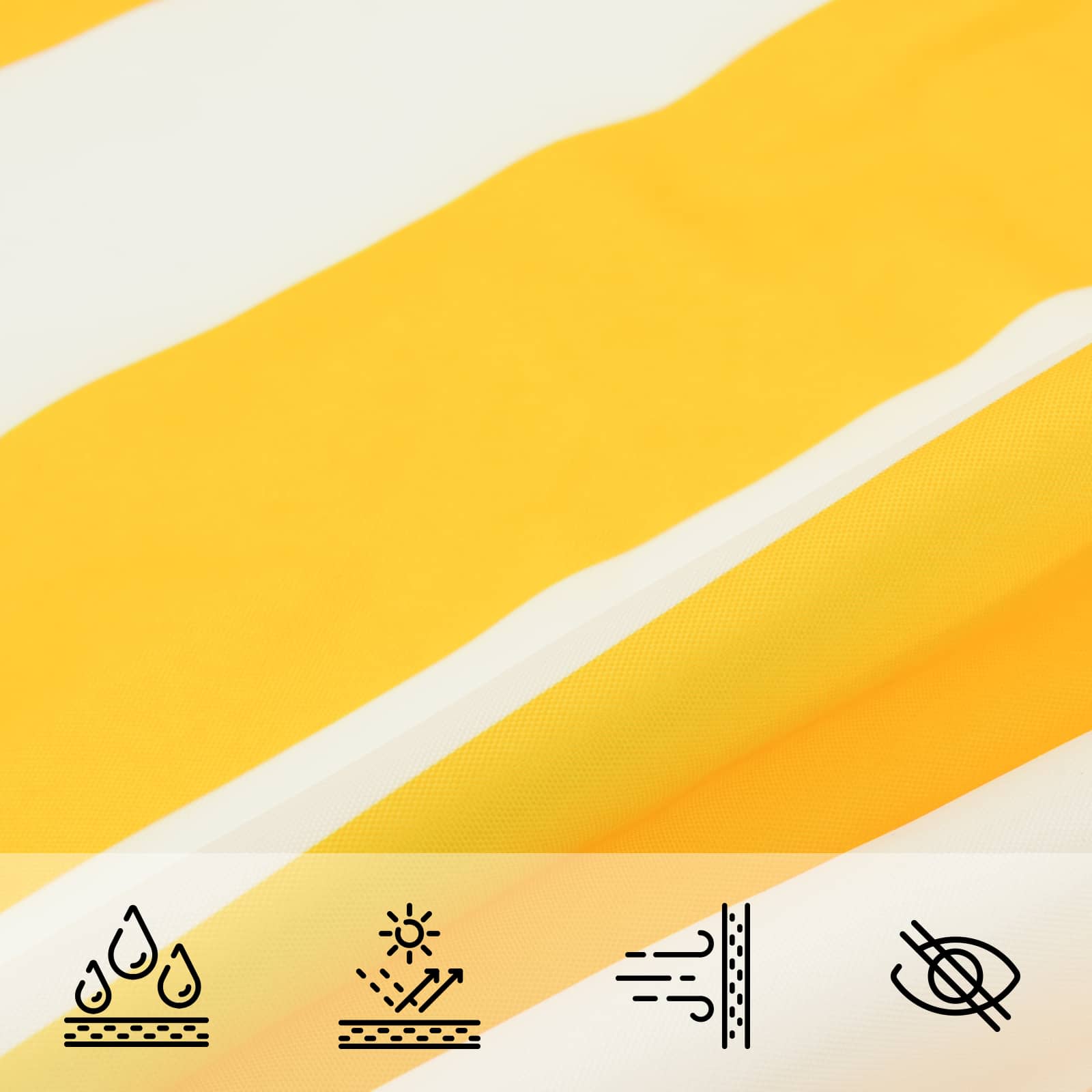 Vela da ombra solare 7 x 7 m 100% Poliestere Oxford Quadrato