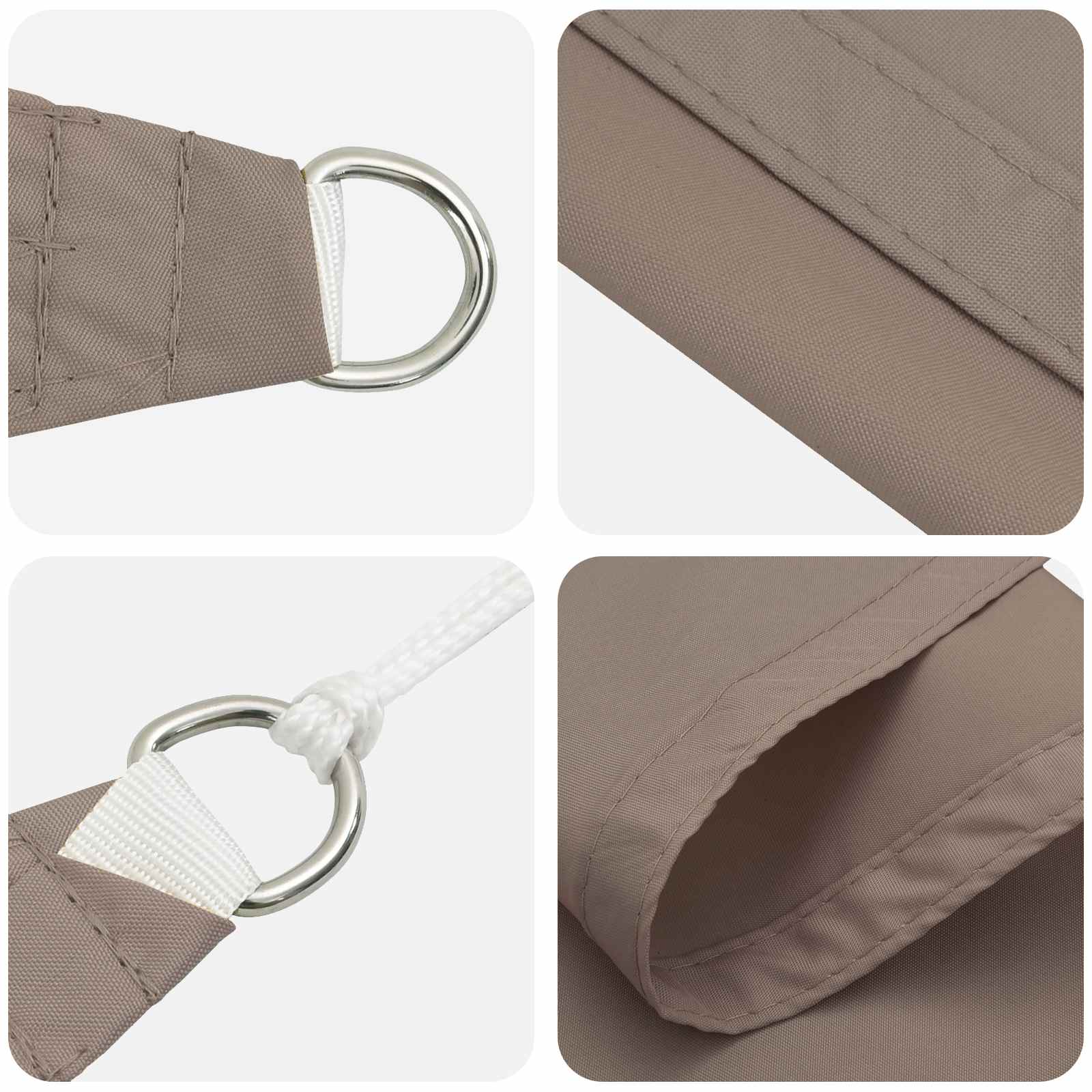 Vela da ombra solare 6 x 2,5 m 100% Poliestere Oxford
