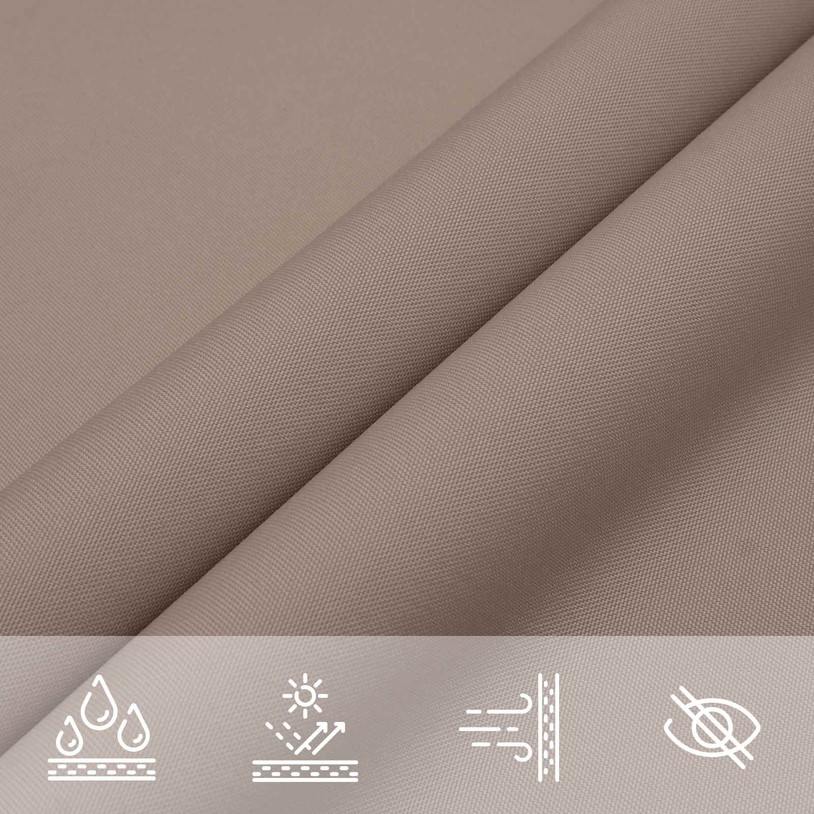Vela da ombra solare 6 x 2,5 m 100% Poliestere Oxford