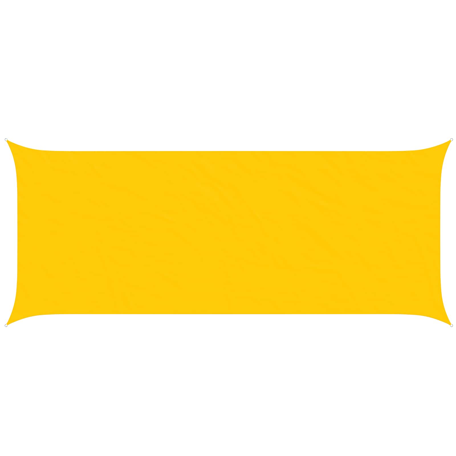 Vela da ombra solare Giallo 2,5 x 6 m 100% Poliestere Oxford