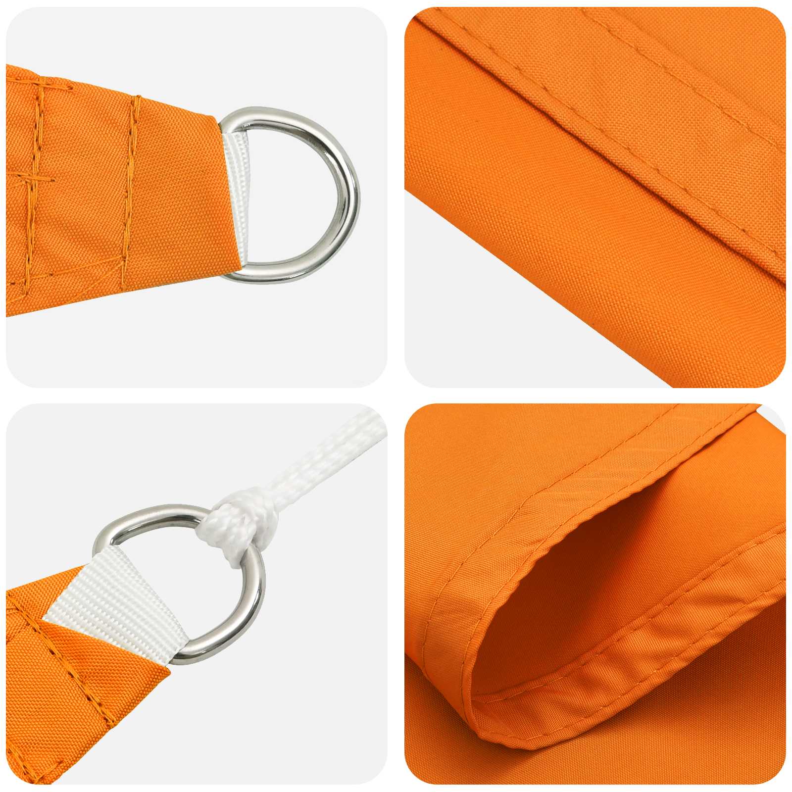 Vela da ombra solare Arancione 6 x 2,5 m 100% Poliestere Oxford