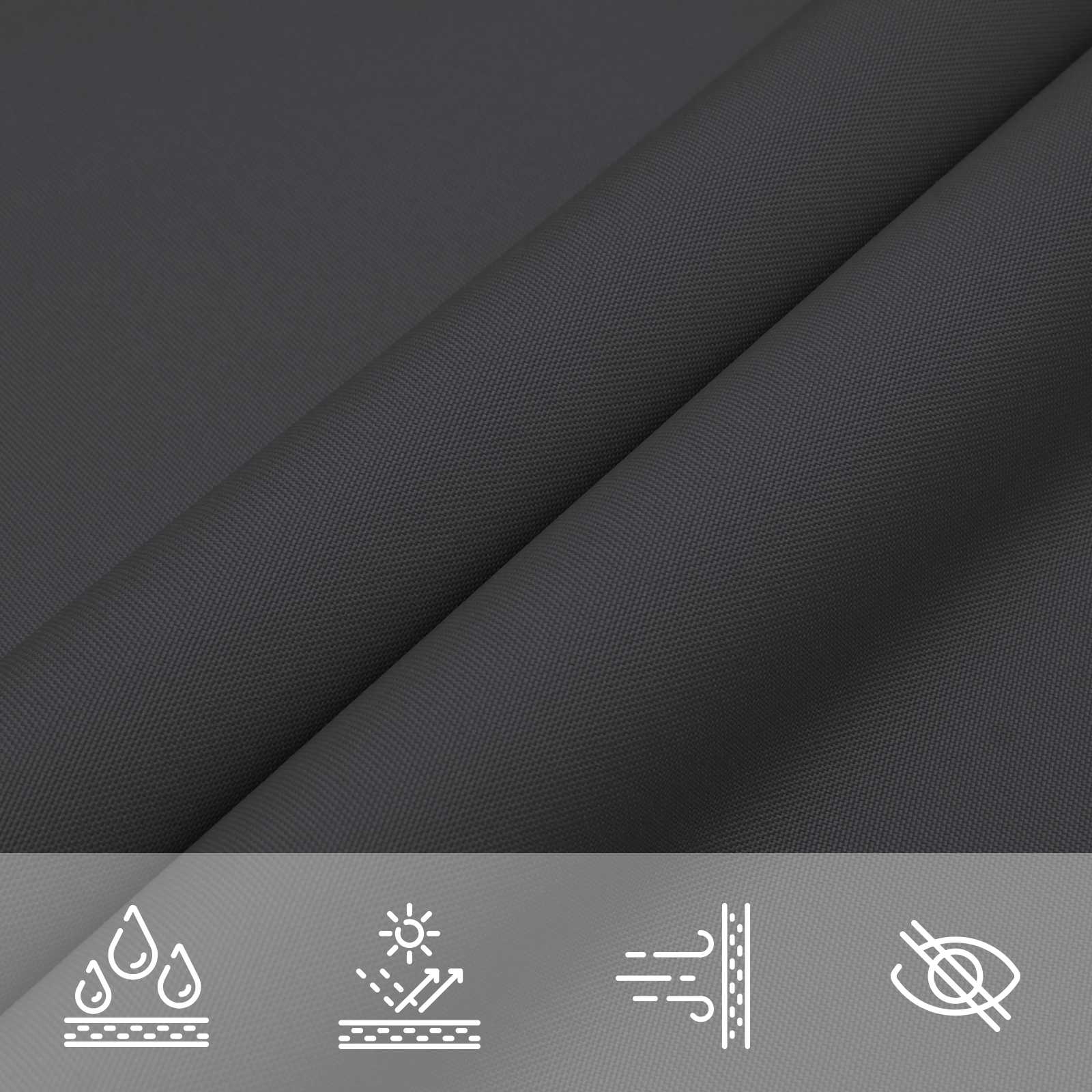 Vela da ombra solare Oxford rivestito in PU