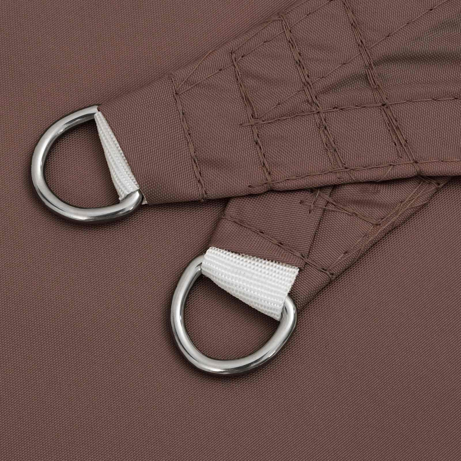 Vela da ombra solare Marrone 6 x 2 m 100% Poliestere Oxford