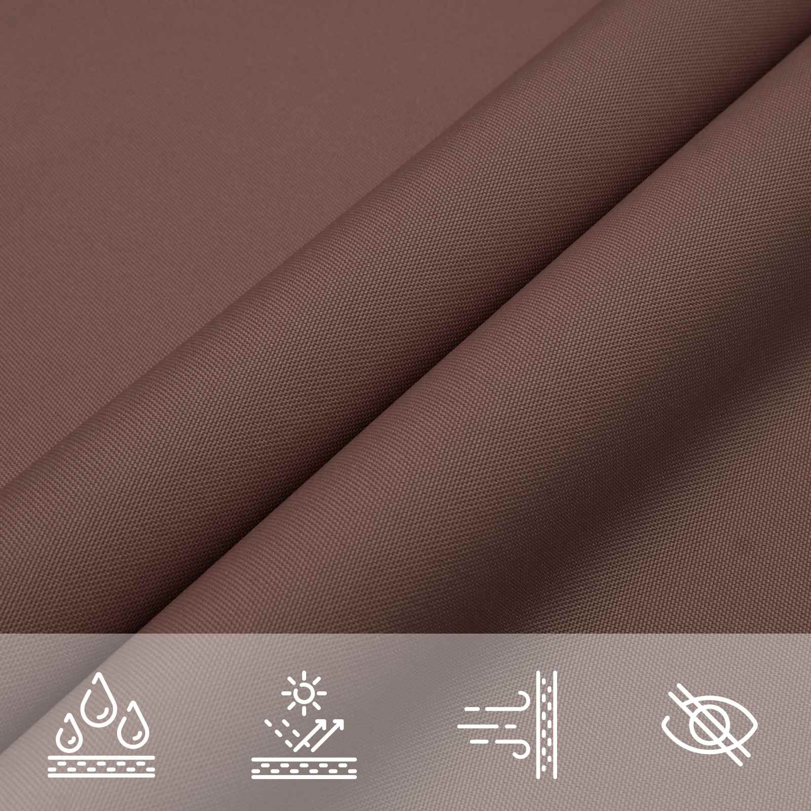 Vela da ombra solare Marrone 6 x 2 m 100% Poliestere Oxford