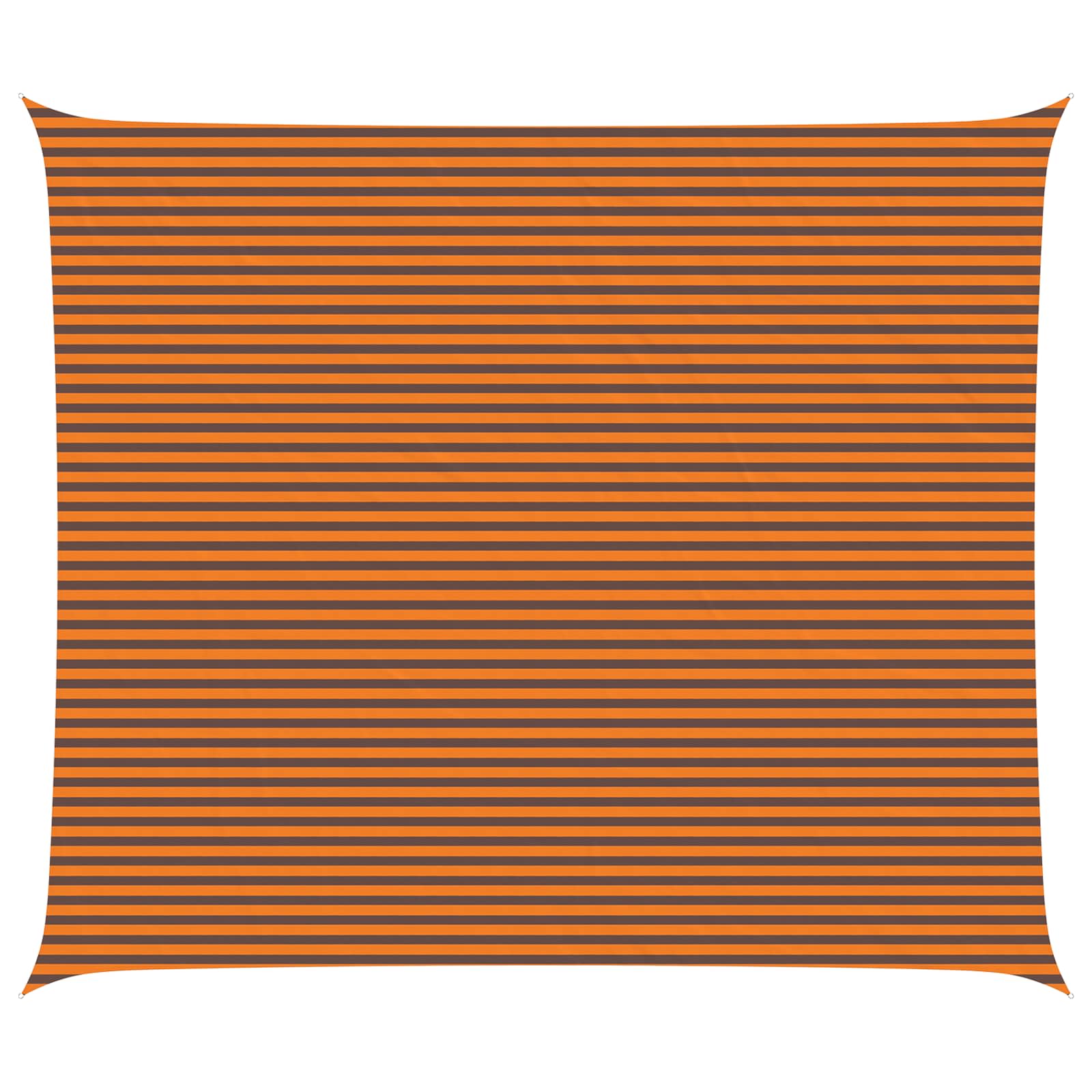 Vela da ombra solare Arancione e Marrone 7 x 6 m