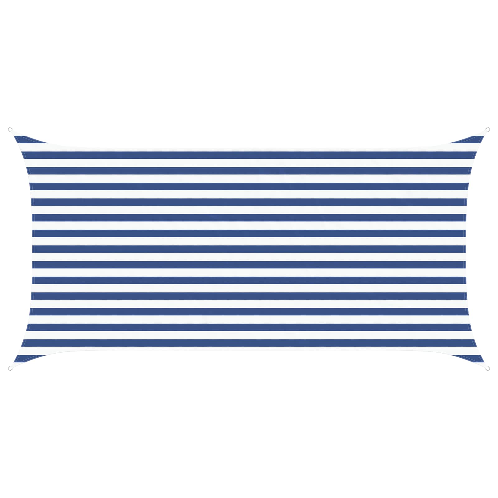 Vela da ombra solare Blu e Bianco 4 x 2 m