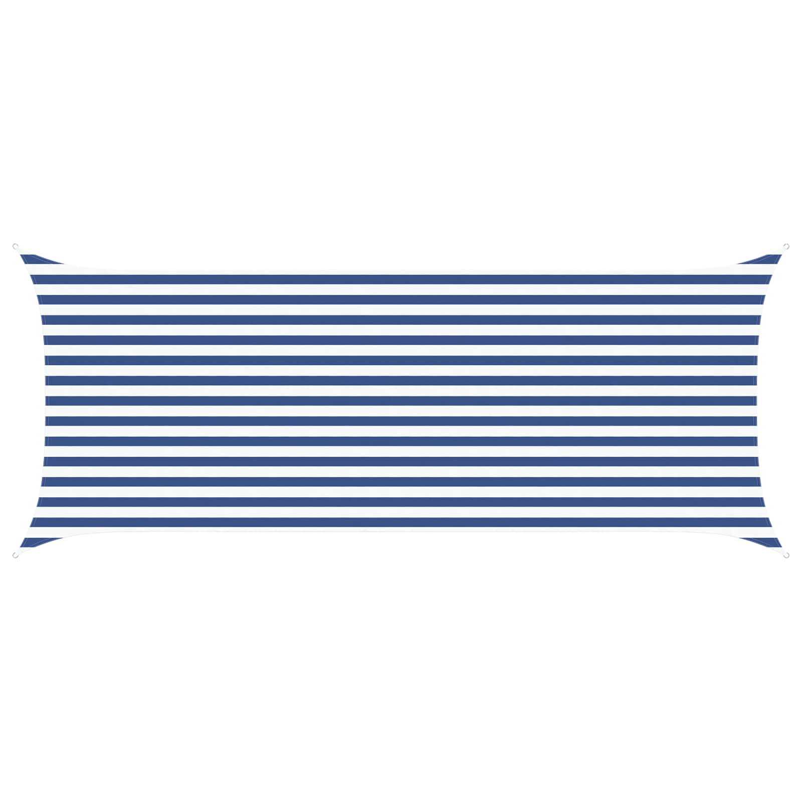 Vela da ombra solare Blu e Bianco 5 x 2 m