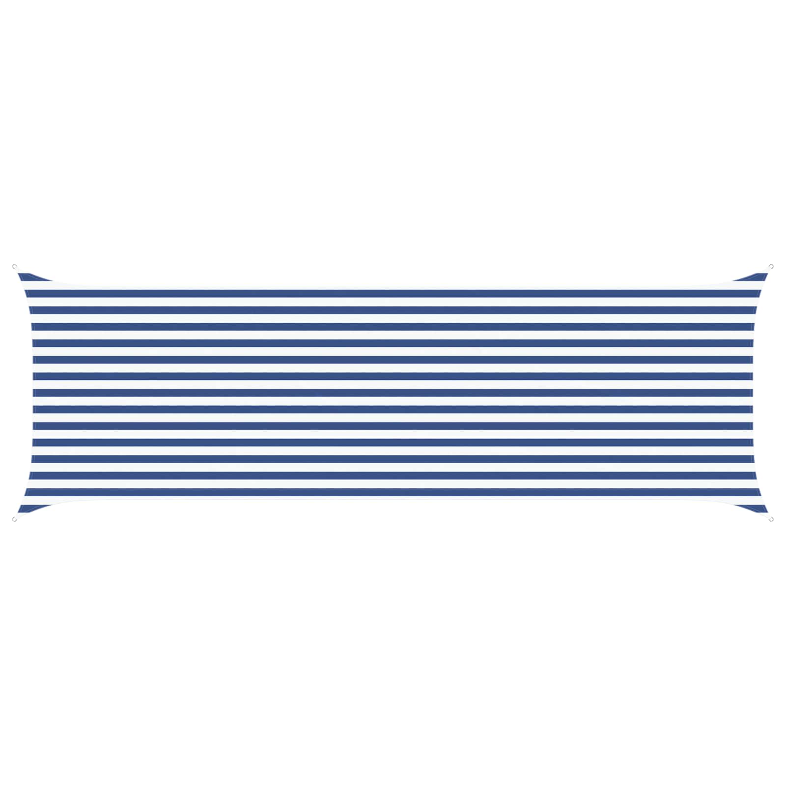 Vela da ombra solare Blu e Bianco 6 x 2 m