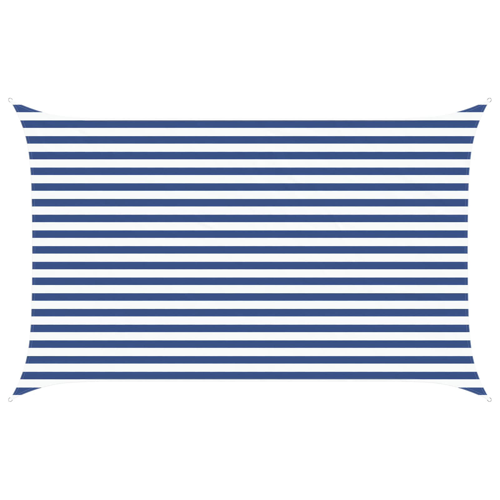 Vela da ombra solare Blu e Bianco 4 x 2,5 m