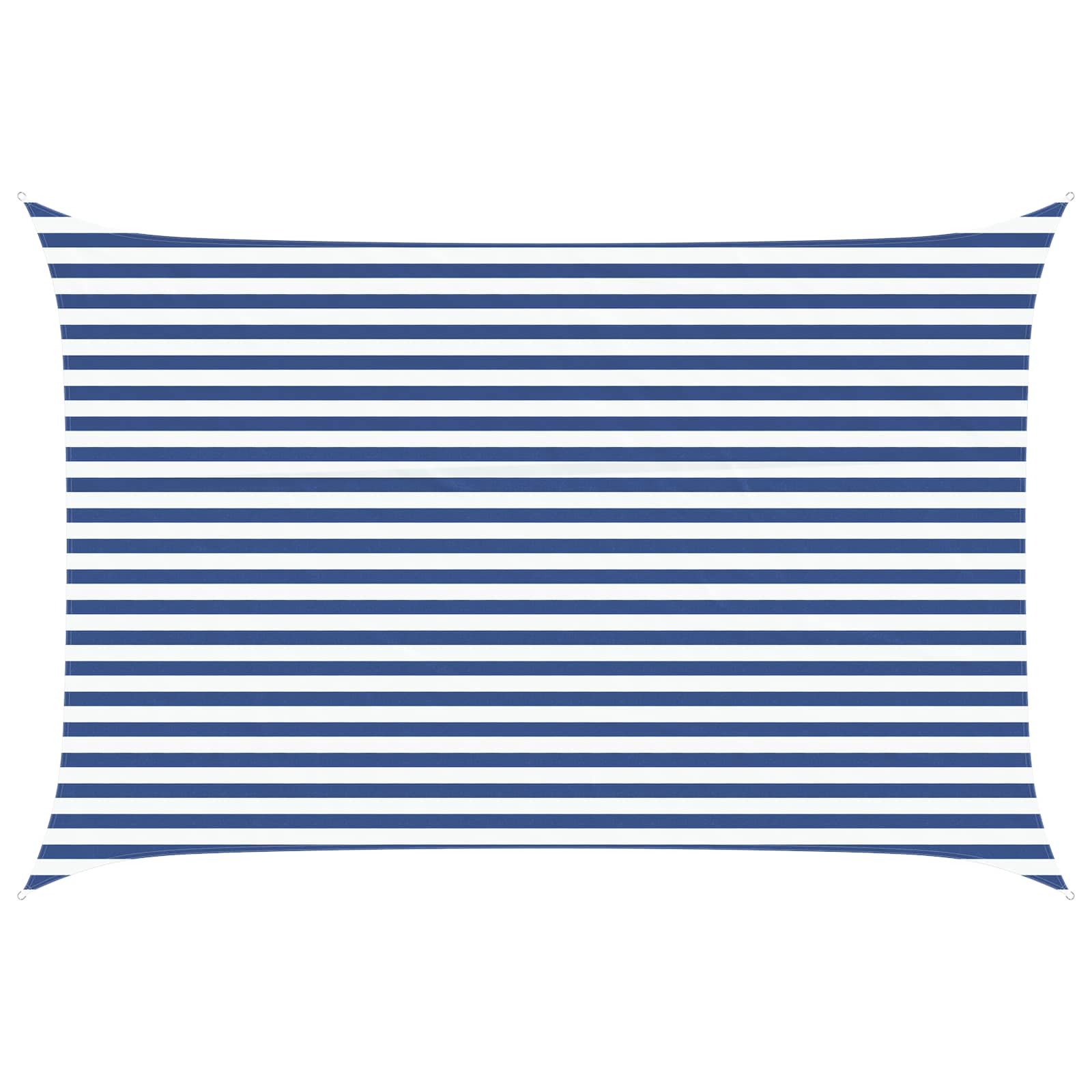 Vela da ombra solare Blu e Bianco 4,5 x 3 m