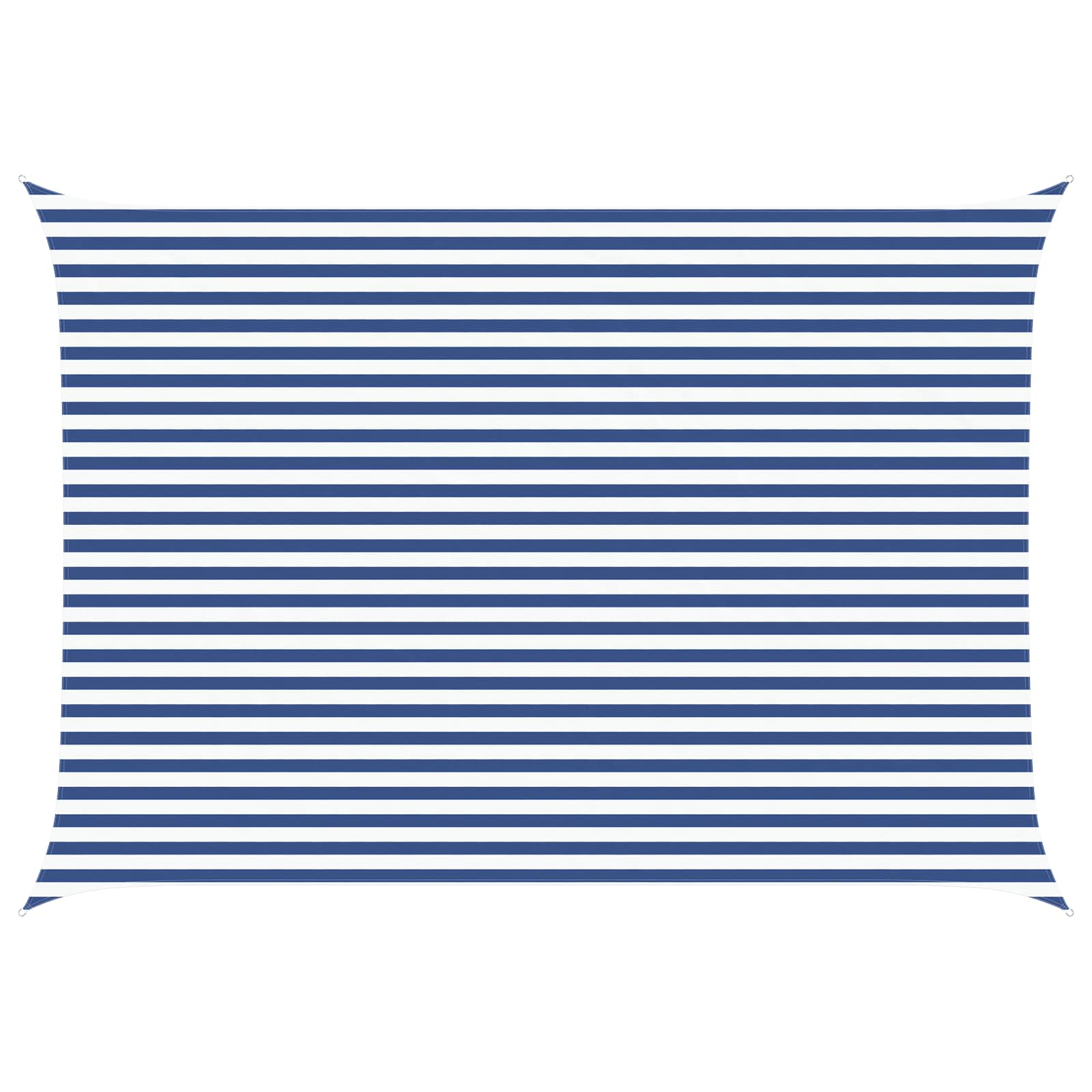 Vela da ombra solare Blu e Bianco 5 × 3,5 m