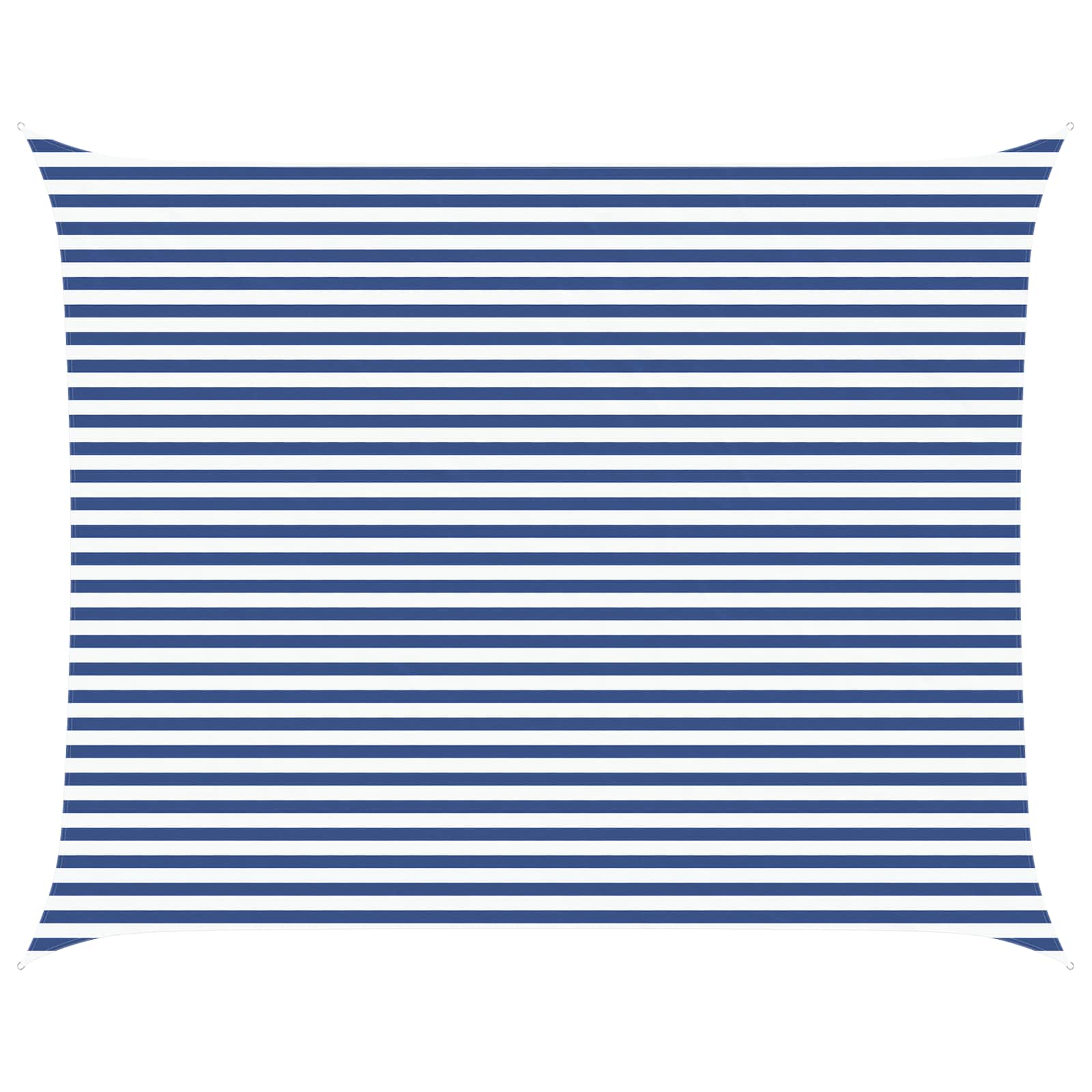 Vela da ombra solare Blu e Bianco 4 x 5 m